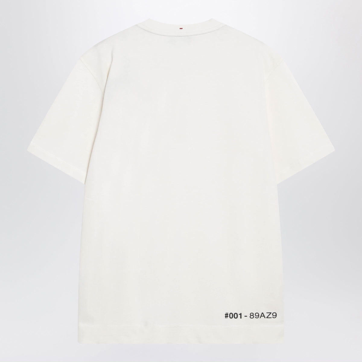 Moncler Grenoble Ivory Cotton T-Shirt With Logo And Coordinates Men MONCLER GRENOBLE