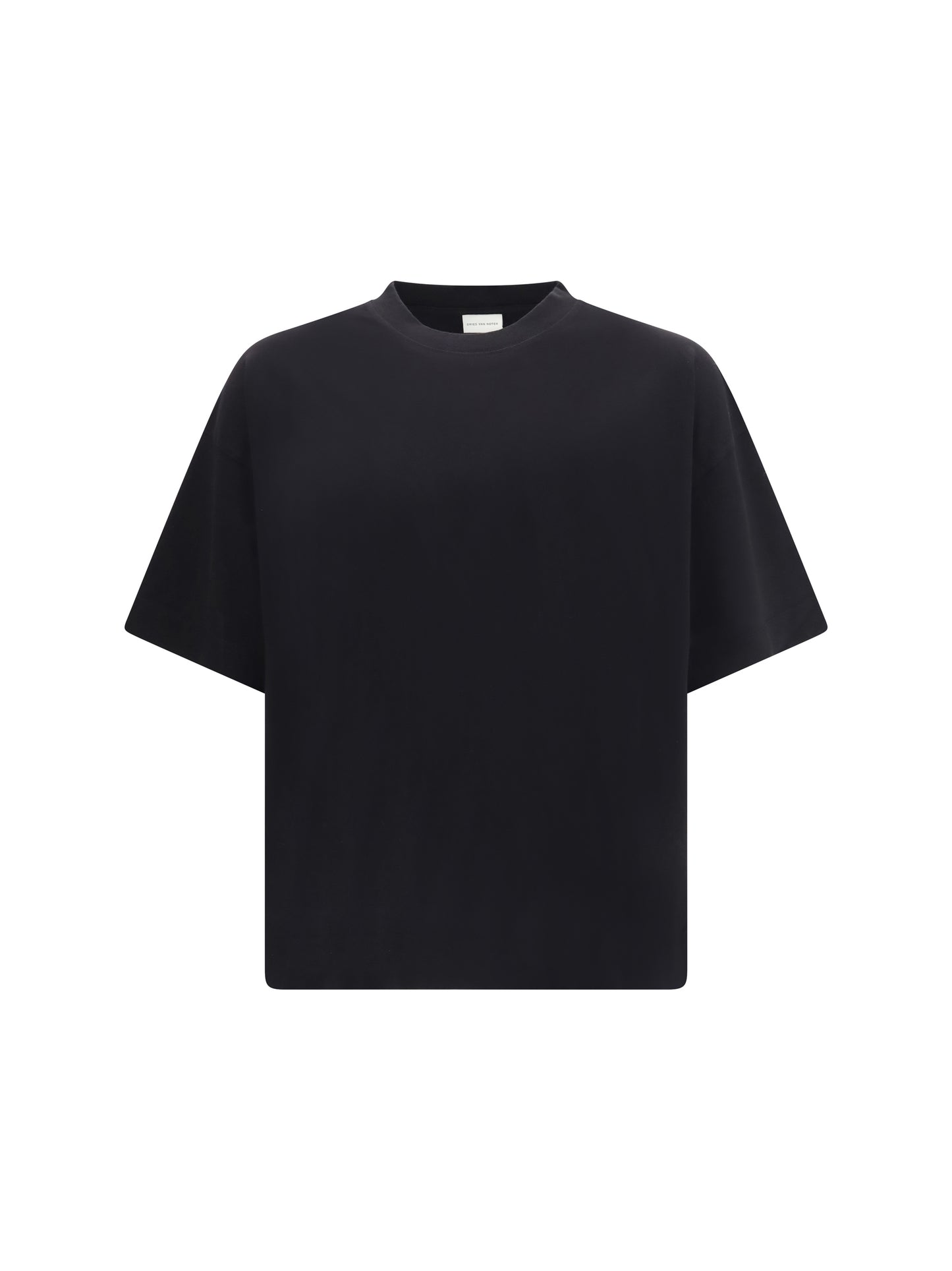 Dries Van Noten Men Monochrome Cotton T-Shirt DRIES VAN NOTEN