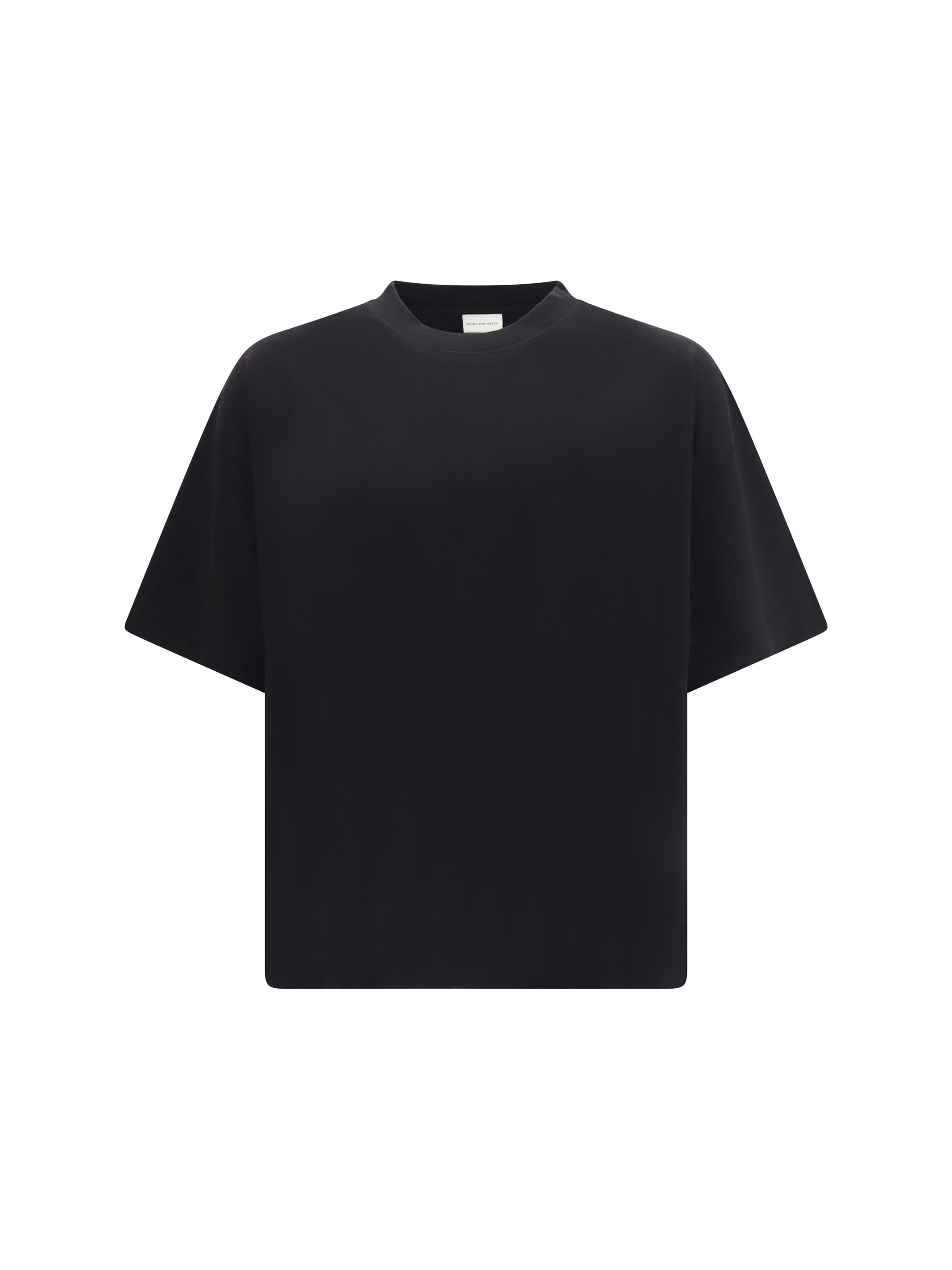 Dries Van Noten Men Monochrome Cotton T-Shirt DRIES VAN NOTEN