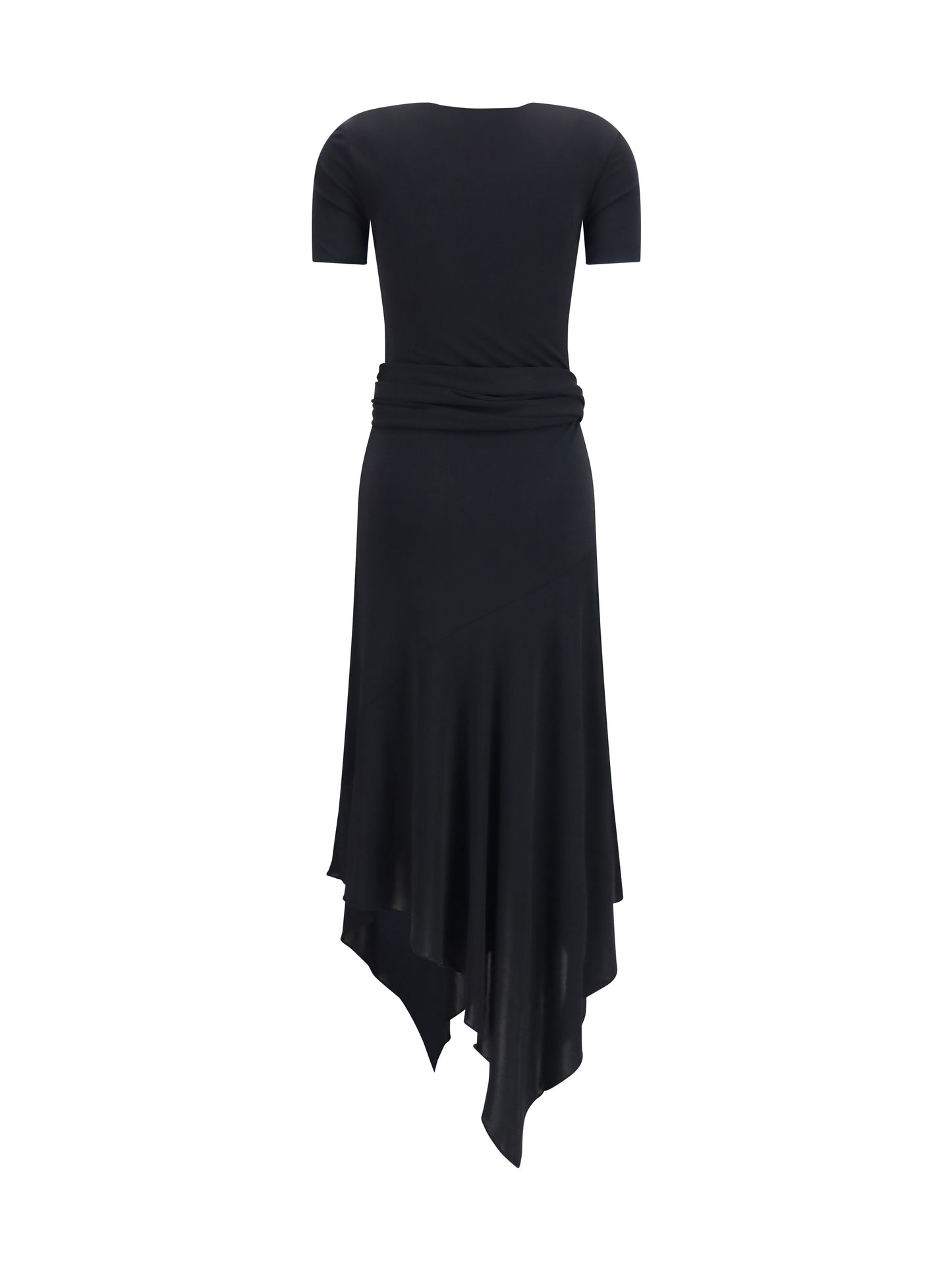 Alaïa Women Belted Jersey Dress ALAIA