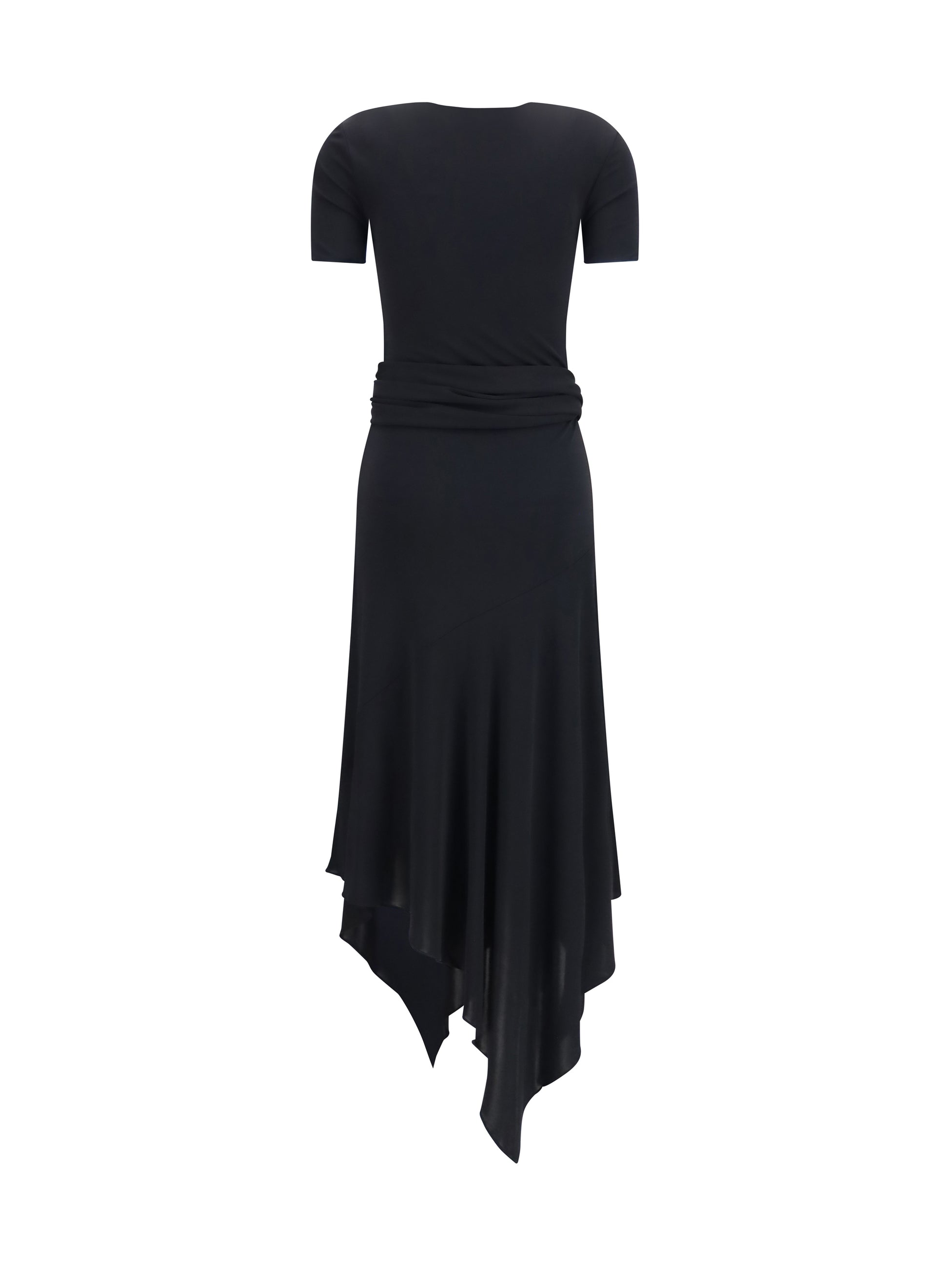 Alaïa Women Belted Jersey Dress ALAIA