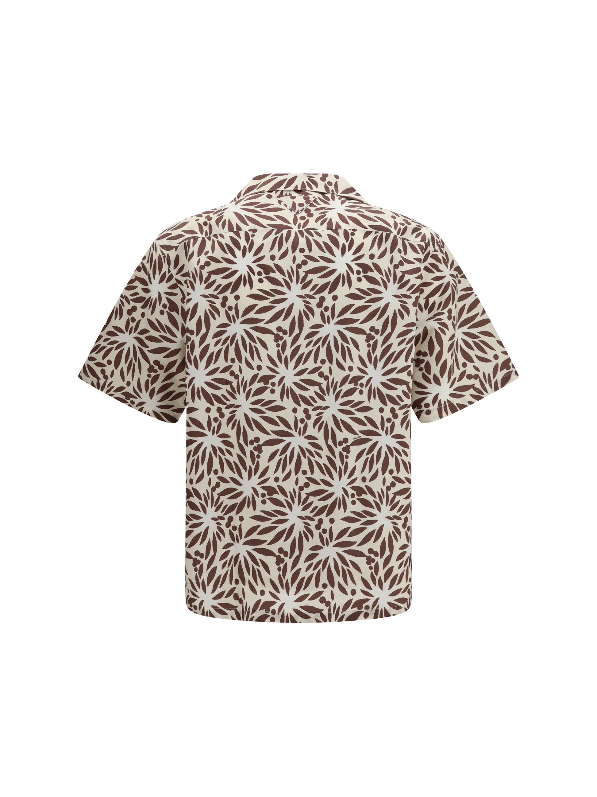 Prada Men Printed Cotton Bowling Shirt PRADA