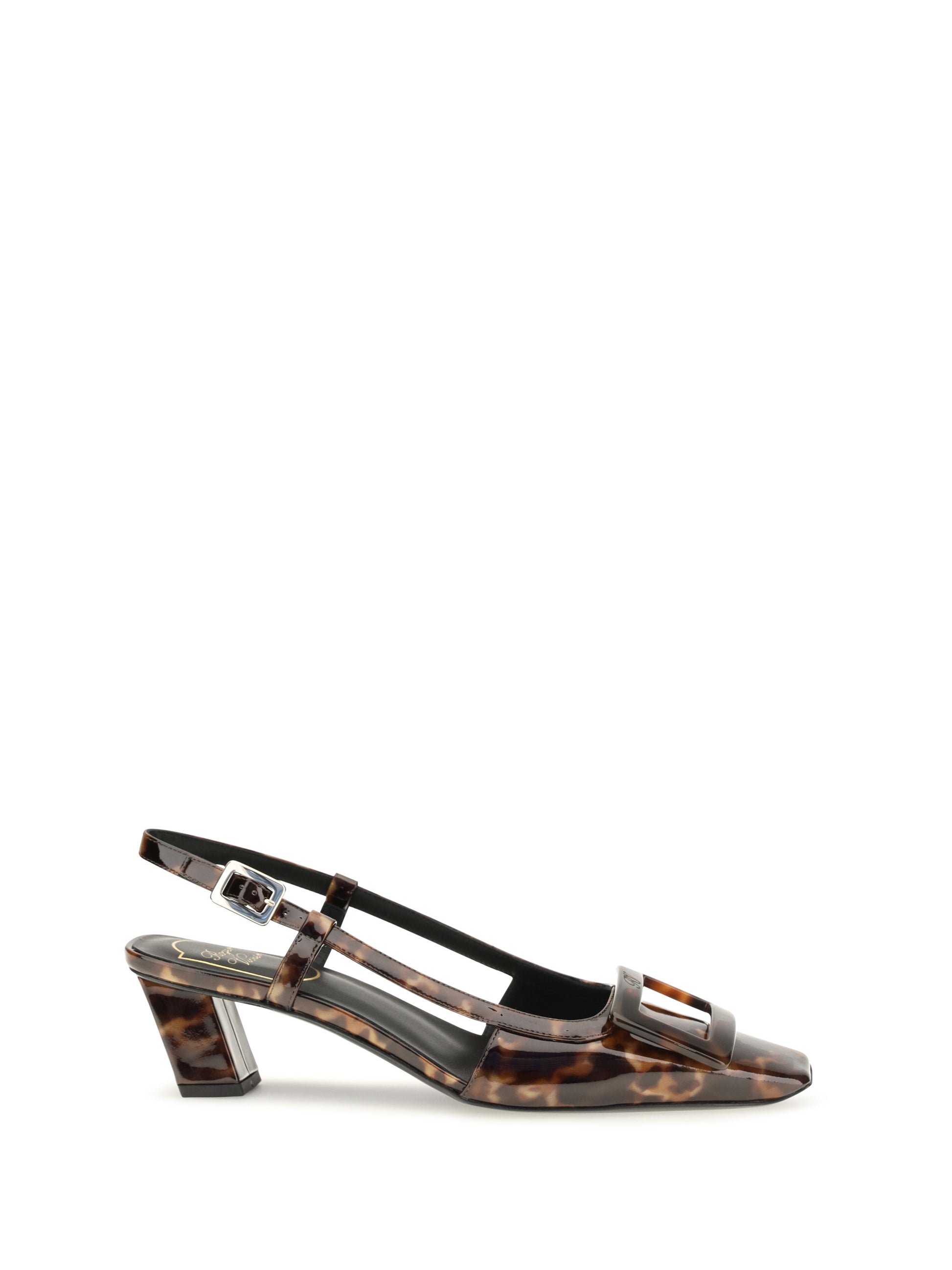 Roger Vivier Women Tortoiseshell Belle Vivier Slingback Pumps ROGER VIVIER