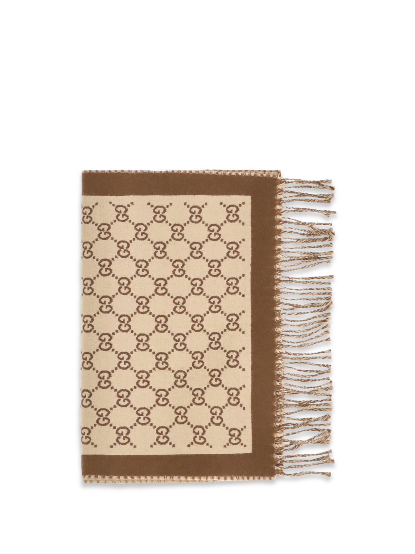 Gucci Women Gg All-Over Wool Scarf GUCCI