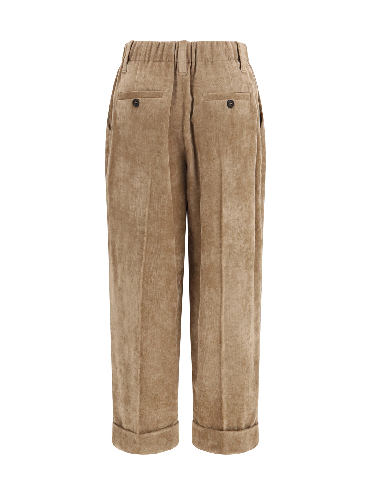 Brunello Cucinelli Women Corduroy Tailored Pants BRUNELLO CUCINELLI