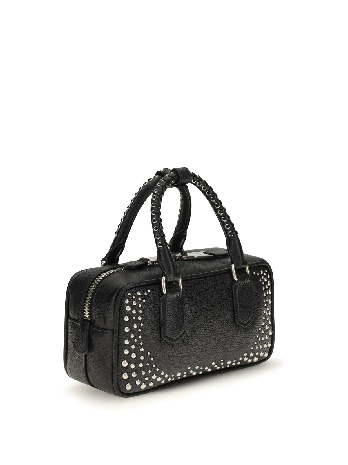 Miu Miu Women Arcadie Studded Leather Handbag MIU MIU