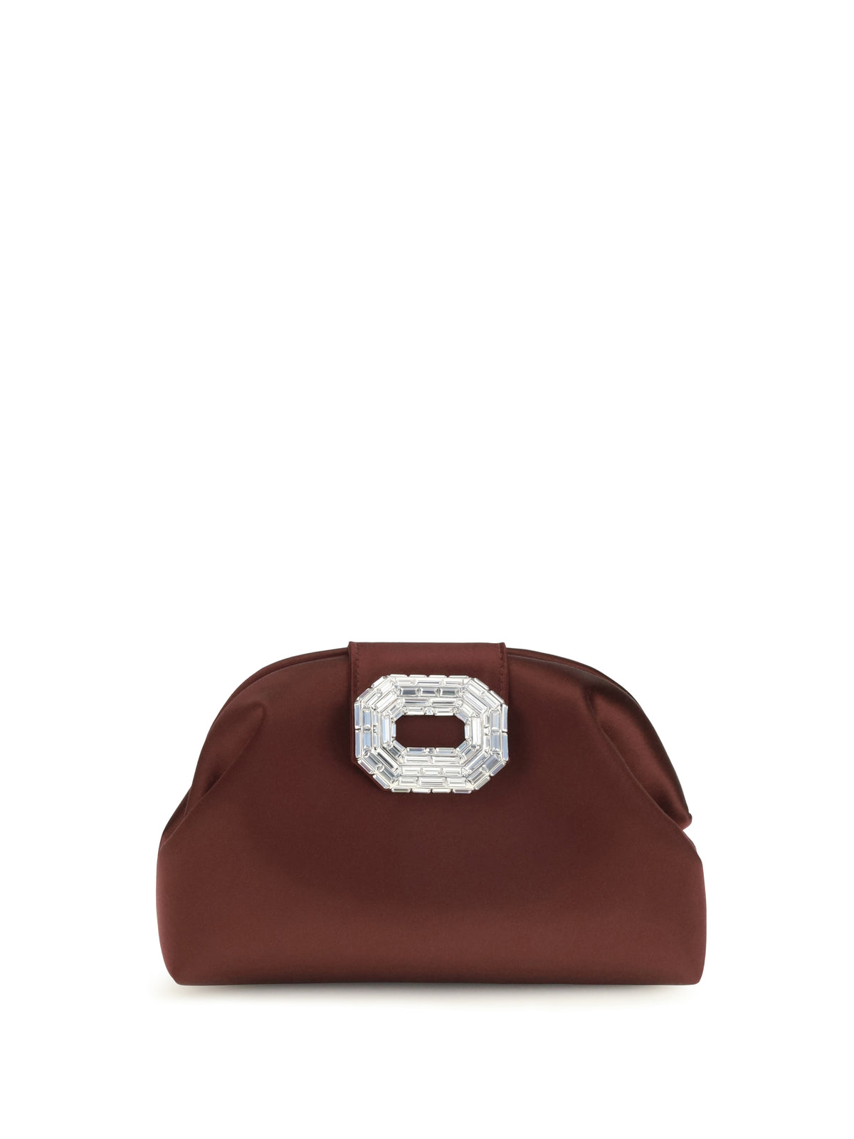 Amina Muaddi Women Camelia Satin Clutch AMINA MUADDI