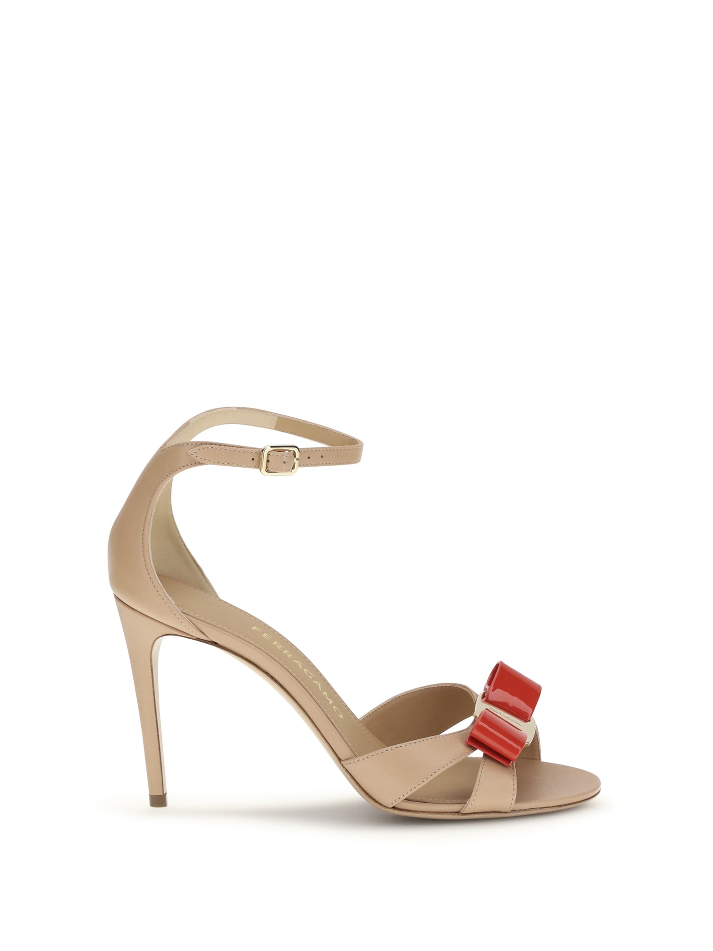 Ferragamo Women Vara Sandals With Bow FERRAGAMO