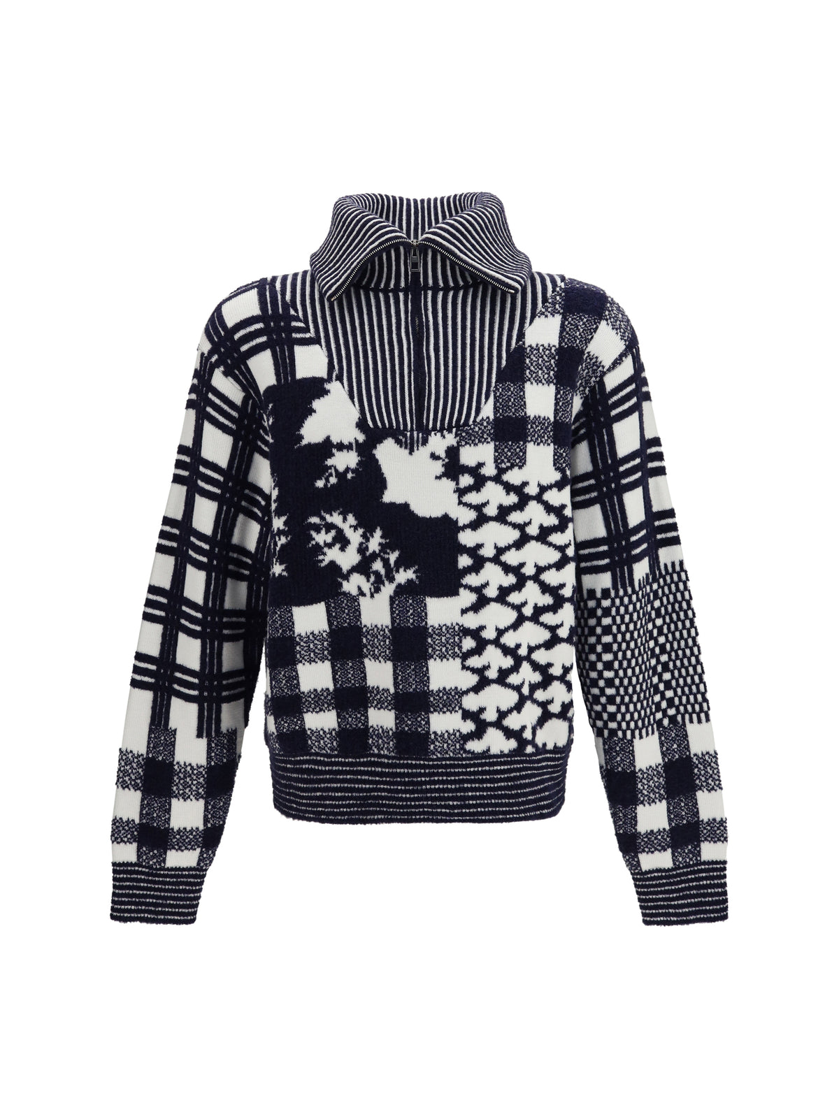 Loewe Men Wool Zip Sweater LOEWE