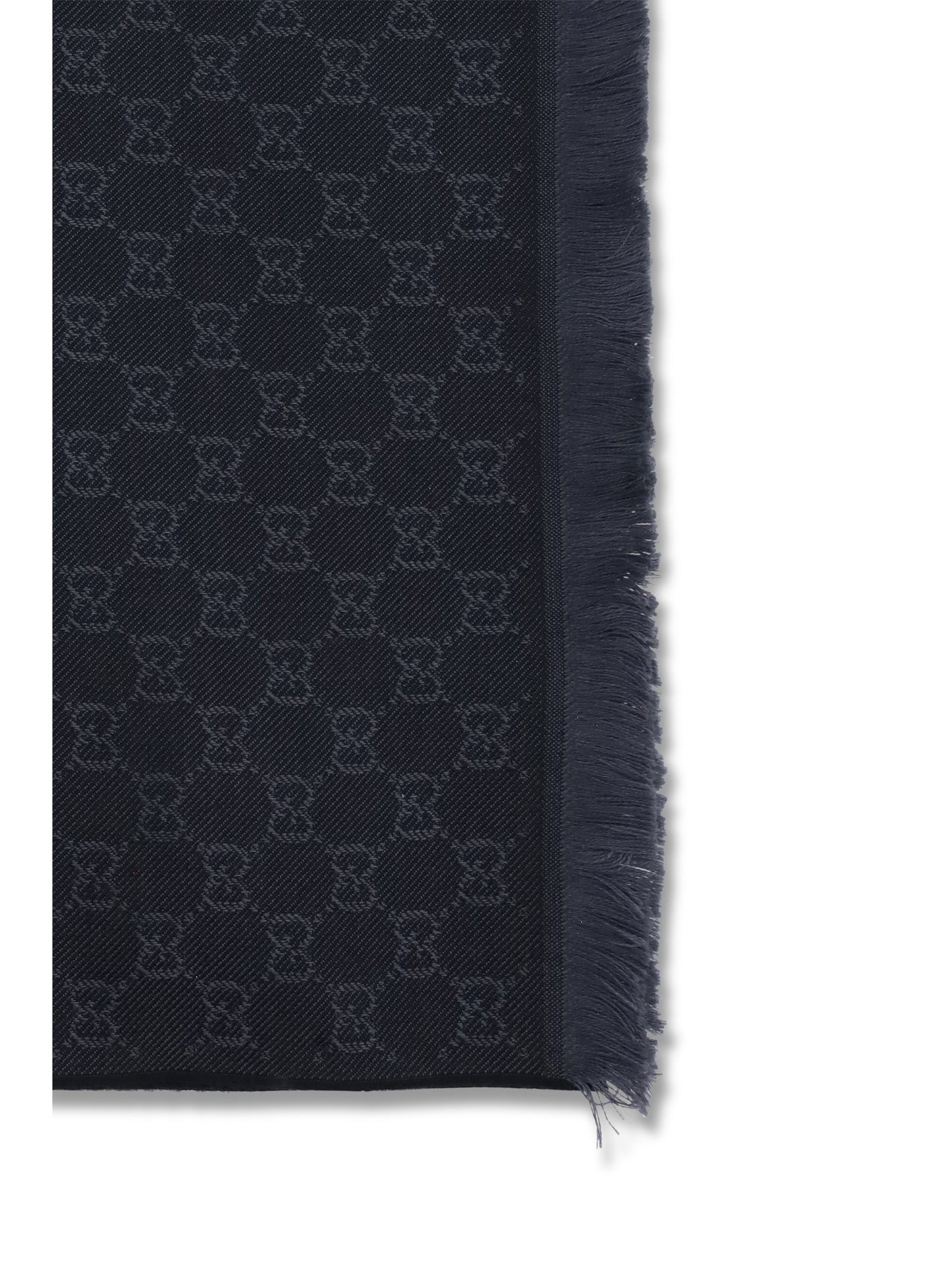 Gucci Women Gg Supreme Embroidered Wool Scarf GUCCI