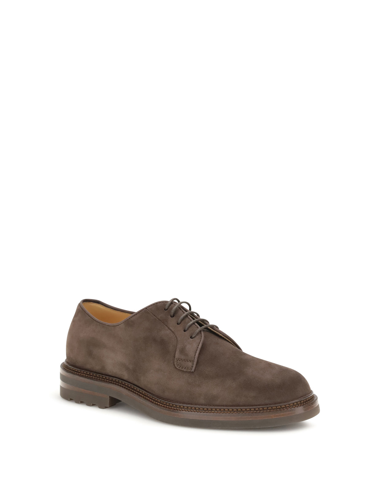 Brunello Cucinelli Men Suede Lace-Up Shoes BRUNELLO CUCINELLI