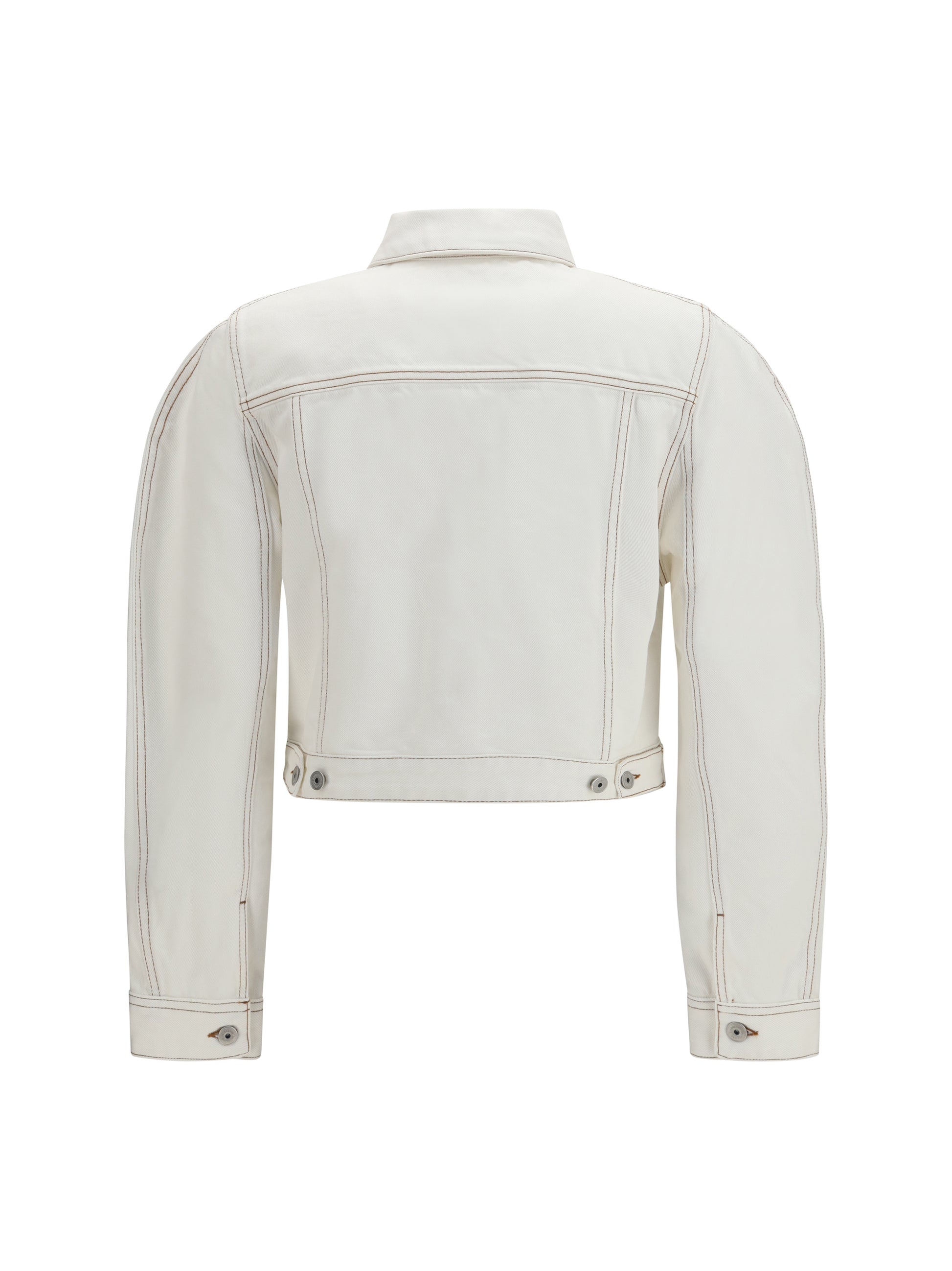Jacquemus Women Ovalo Jacket In Denim JACQUEMUS