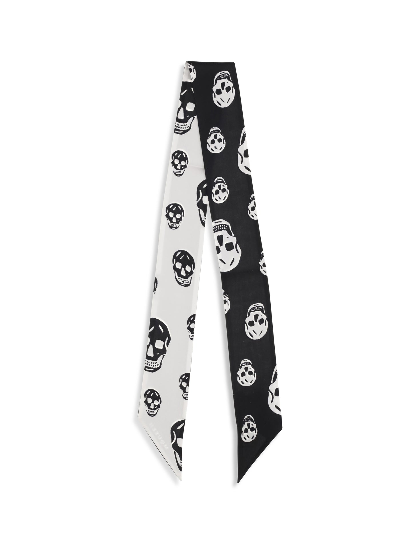 Alexander Mcqueen Women Skull Ribbon Scarf ALEXANDER MCQUEEN