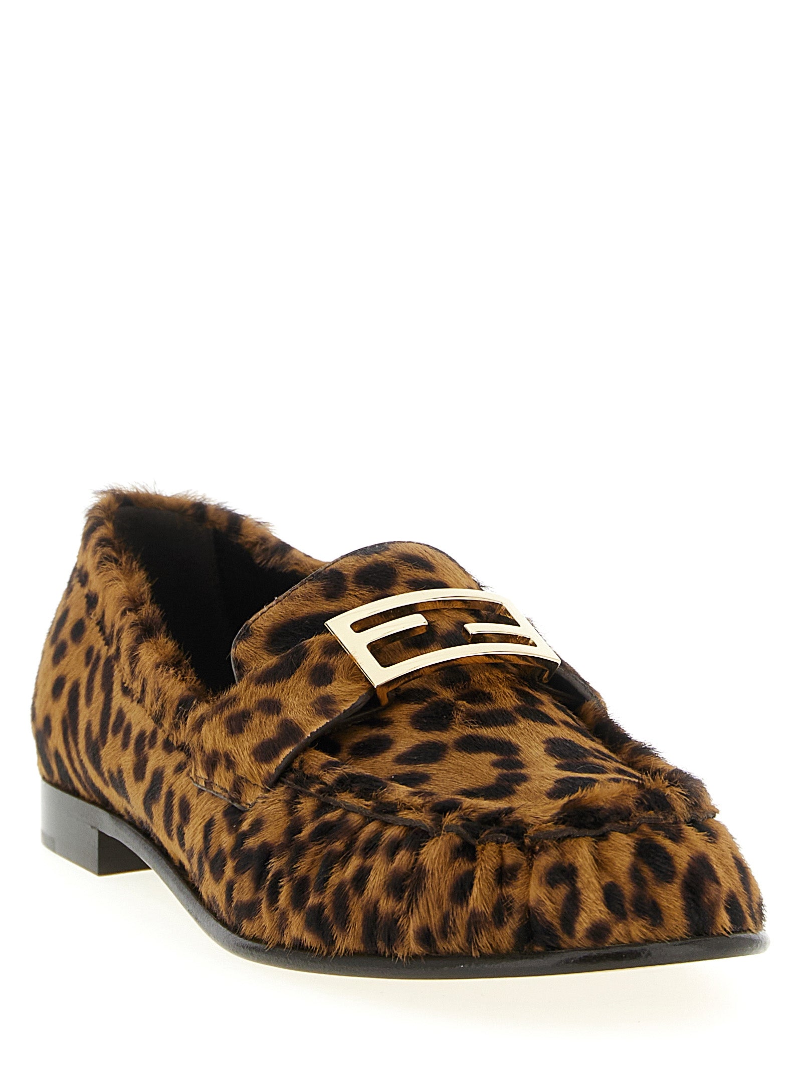Fendi Women 'Baguette' Pony Hair Loafers FENDI
