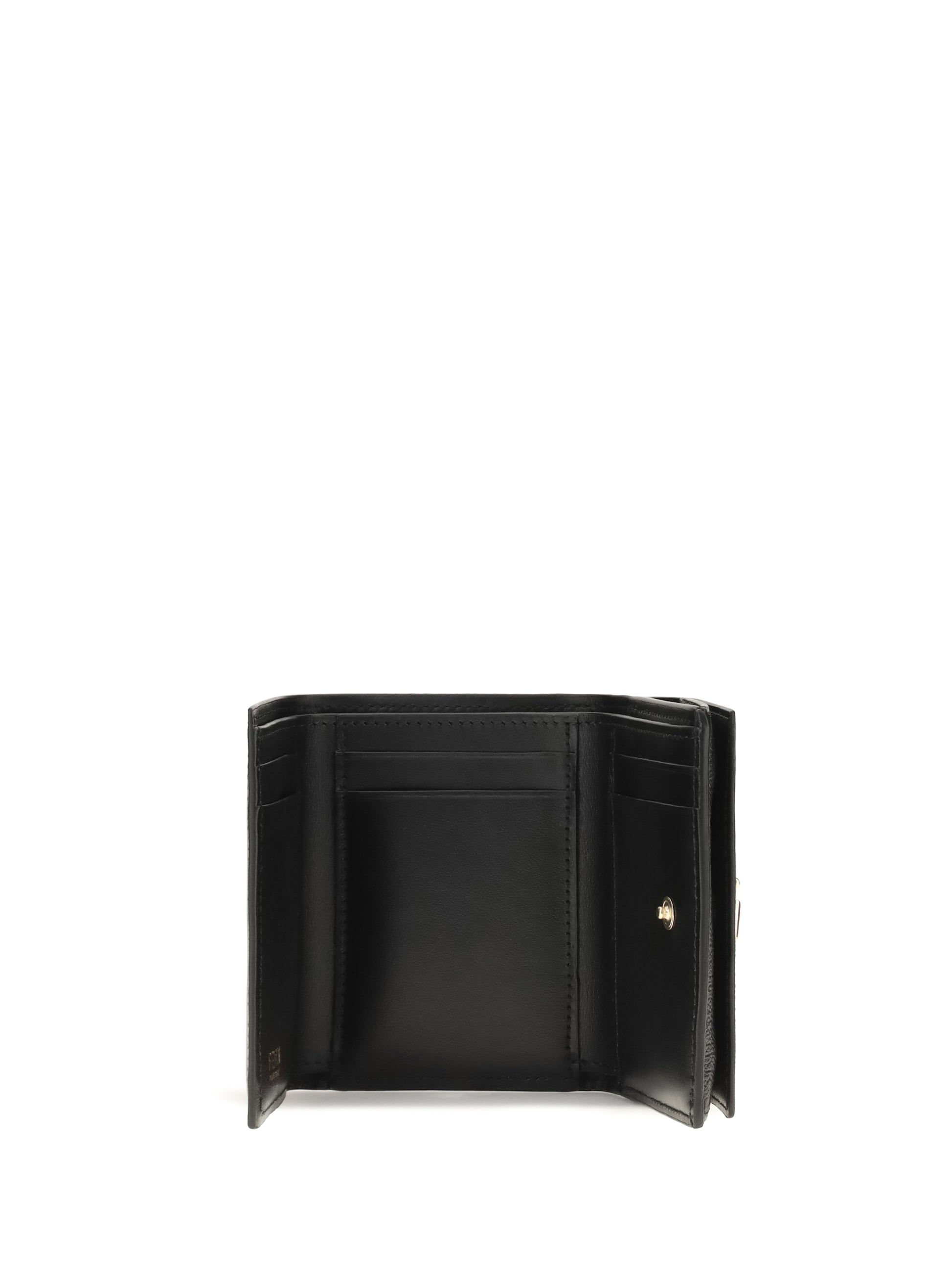 Fendi Women Ff Mini Trifold Leather Wallet FENDI