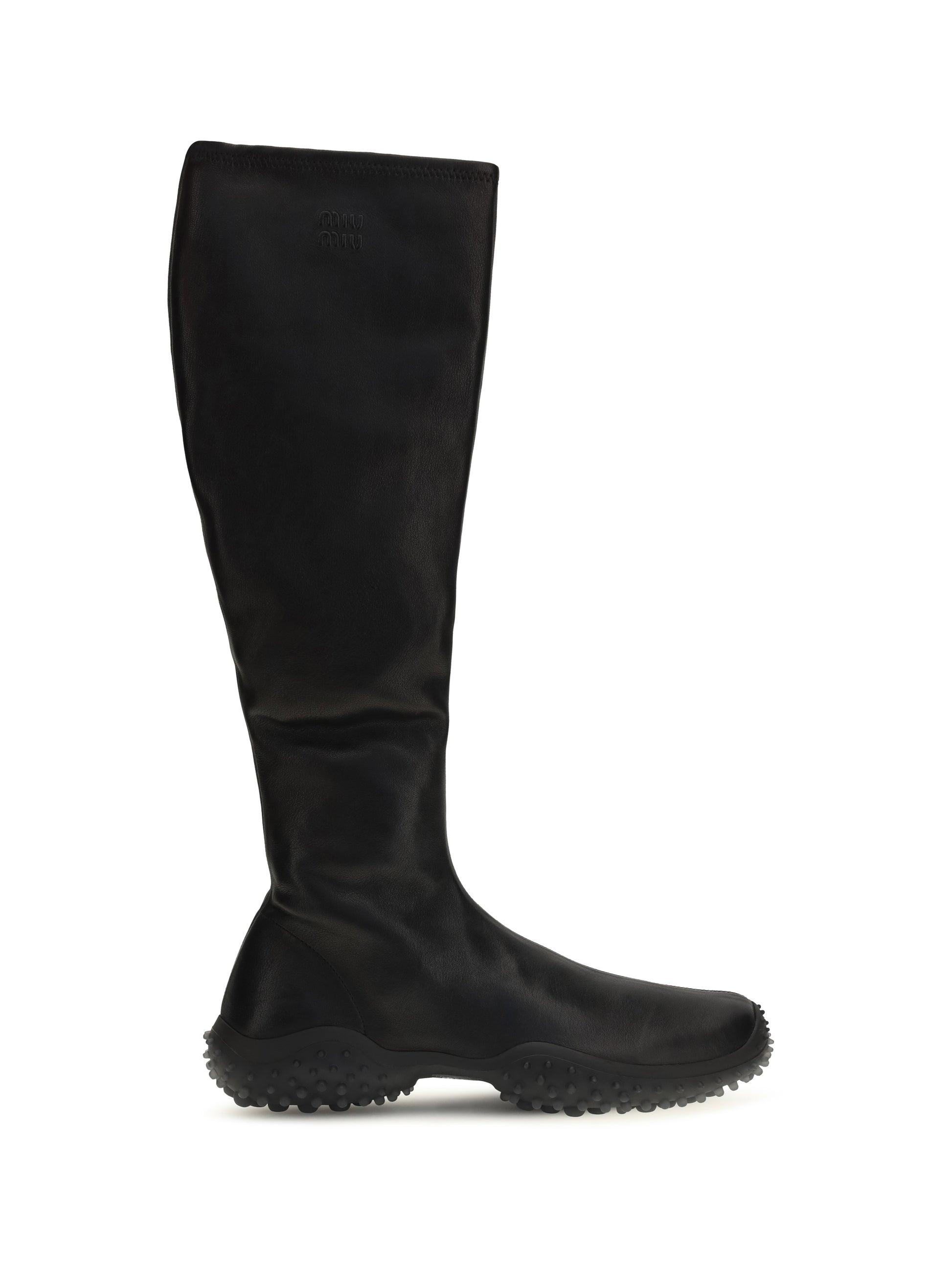 Miu Miu Women Stretch Nappa Tall Boots MIU MIU