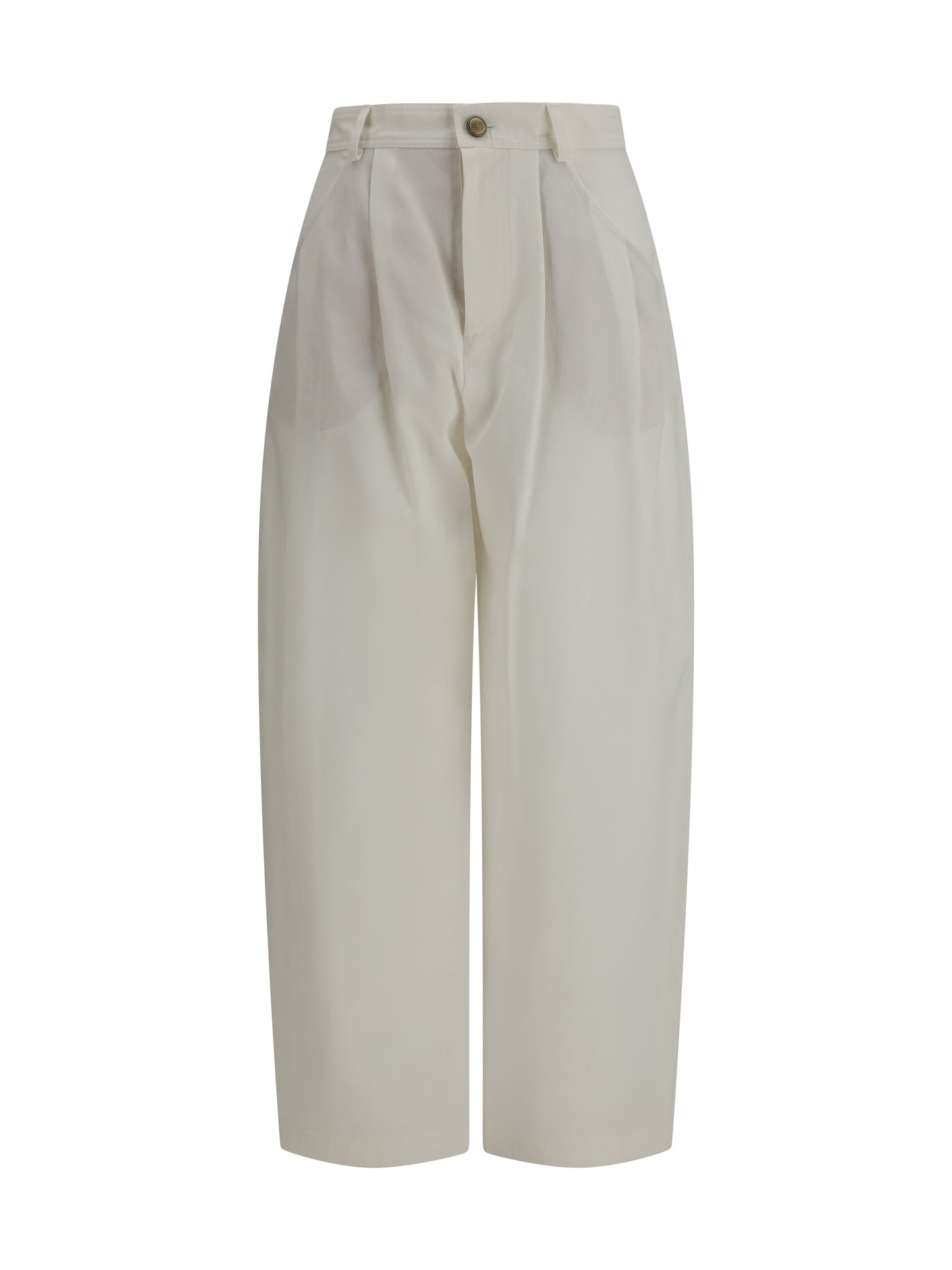 Brunello Cucinelli Women Barrel Fit Jeans With Pockets BRUNELLO CUCINELLI