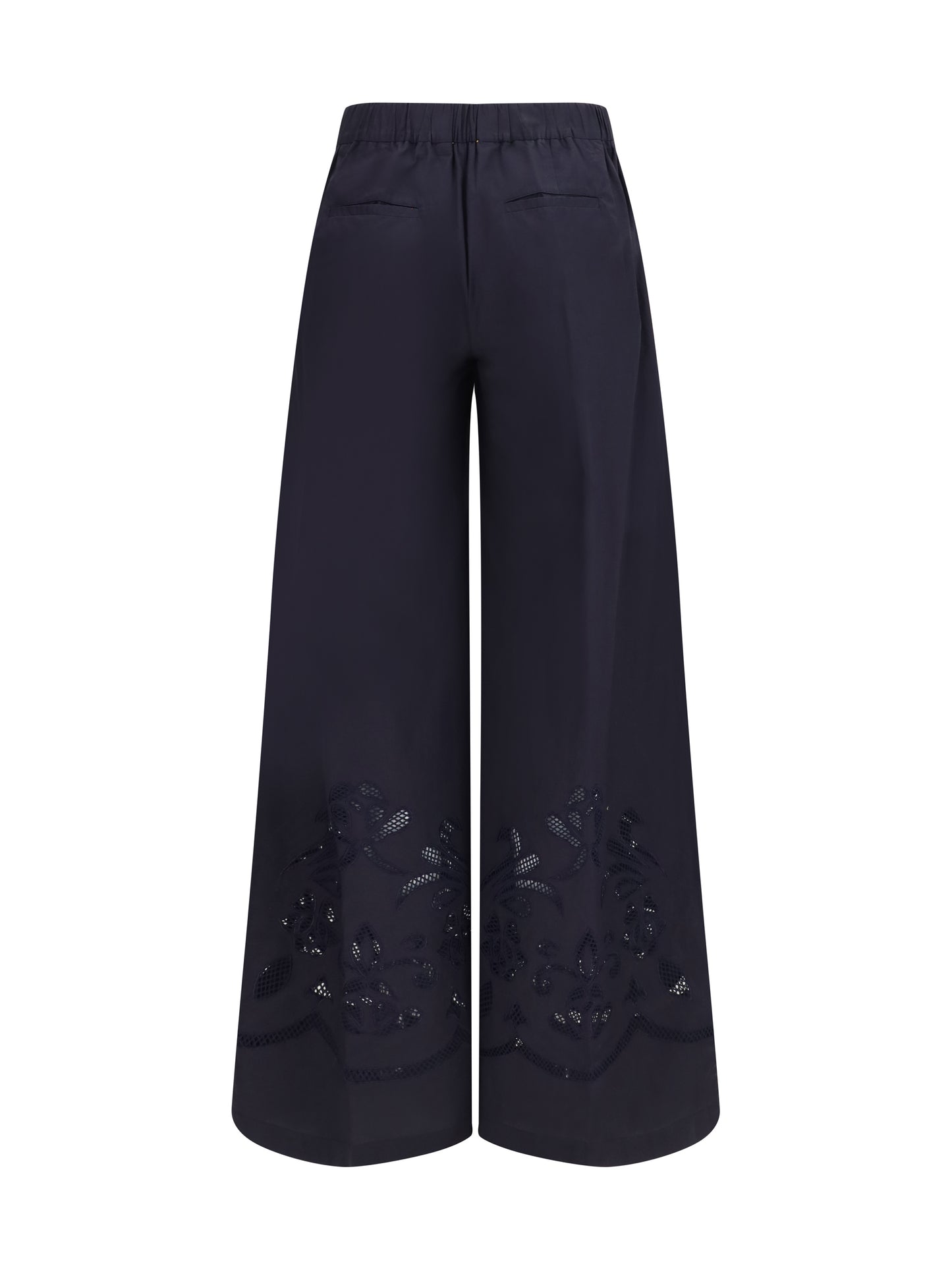 Forte_Forte Women Embroidered Cotton Pants FORTE FORTE