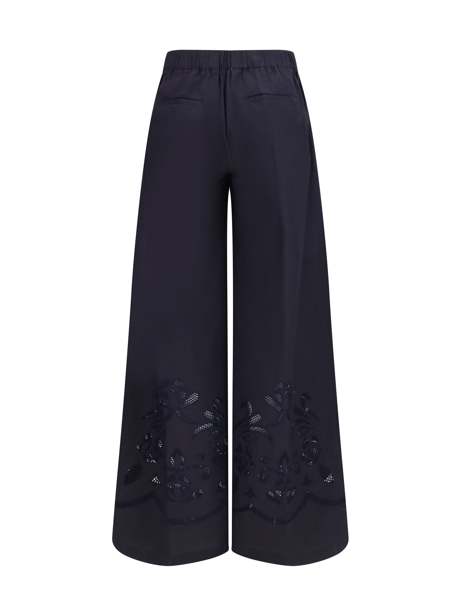 Forte_Forte Women Embroidered Cotton Pants FORTE FORTE