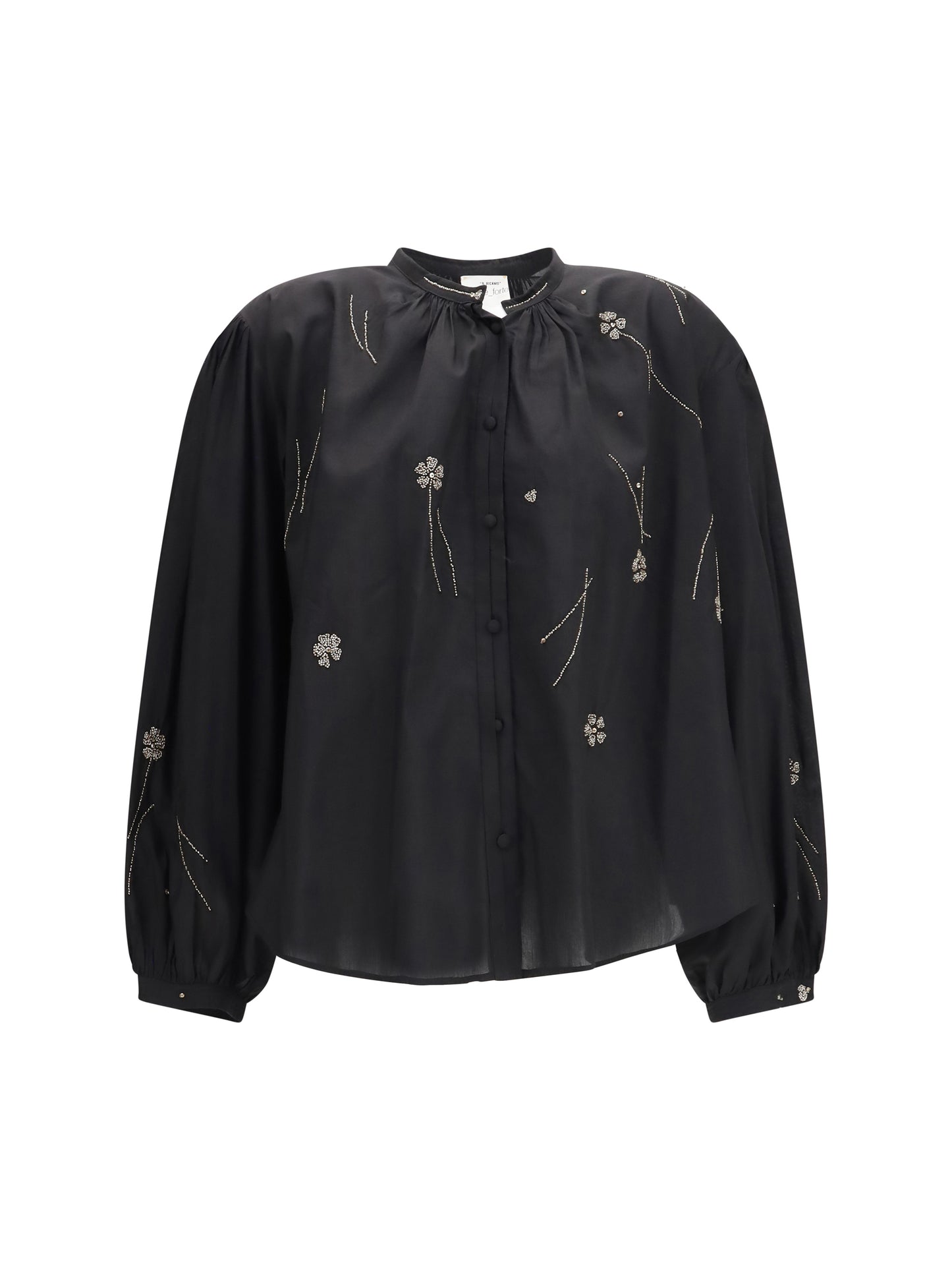 Forte_Forte Women Fleurs D’Orient Embroidered Voile Bohemian Shirt FORTE FORTE