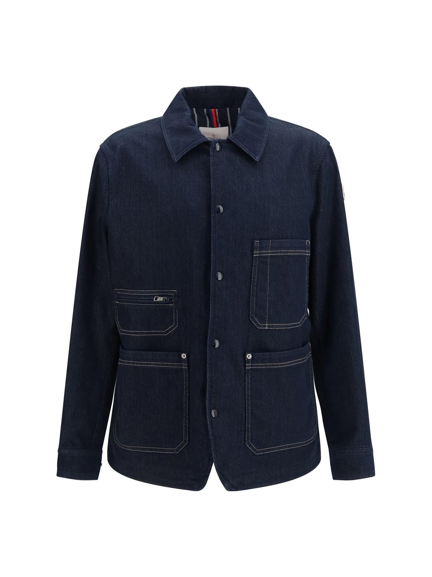 Moncler Men Haderu Denim Shirt Jacket MONCLER