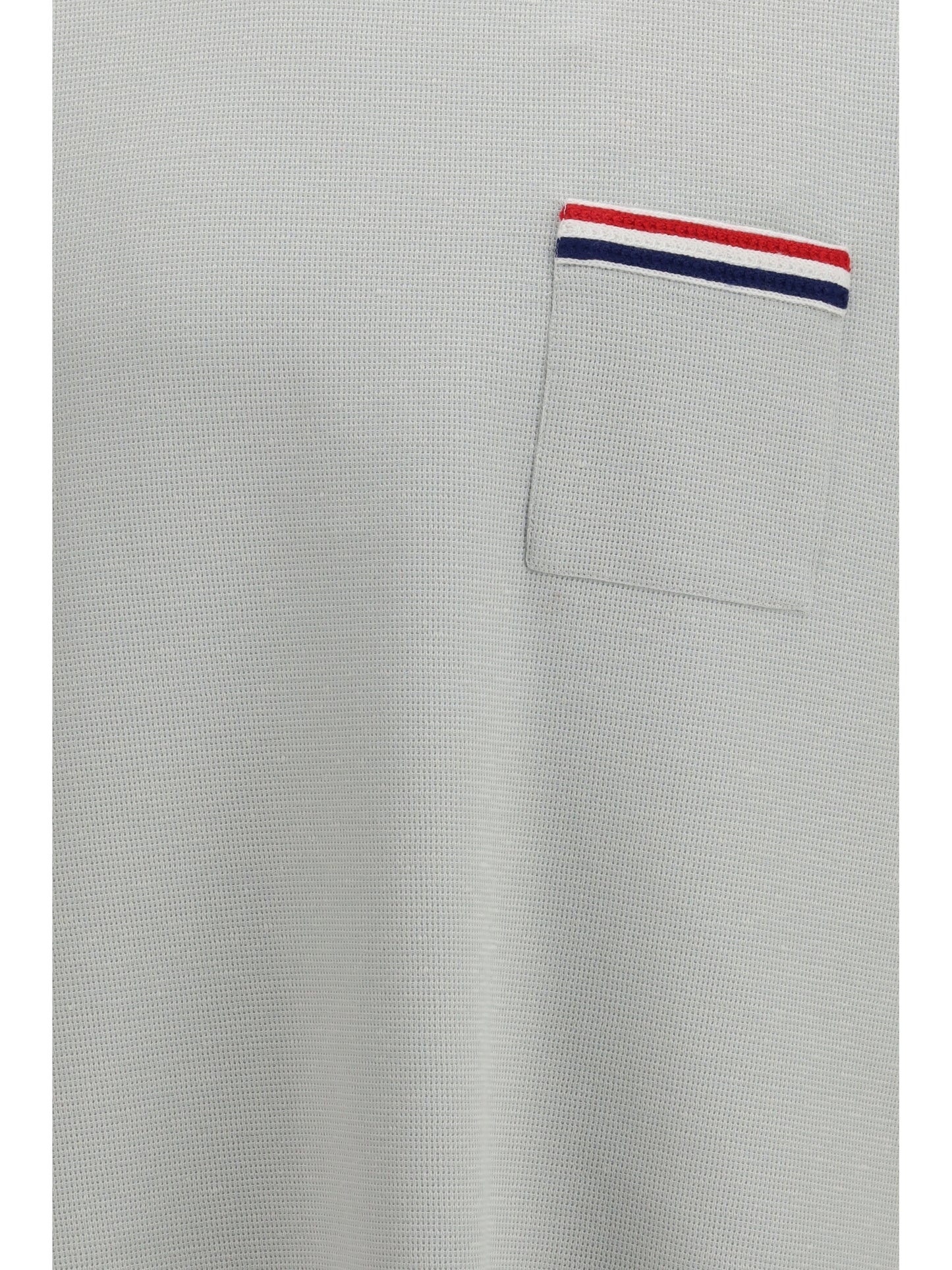 Thom Browne Men Short-Sleeve Cotton-Linen T-Shirt THOM BROWNE