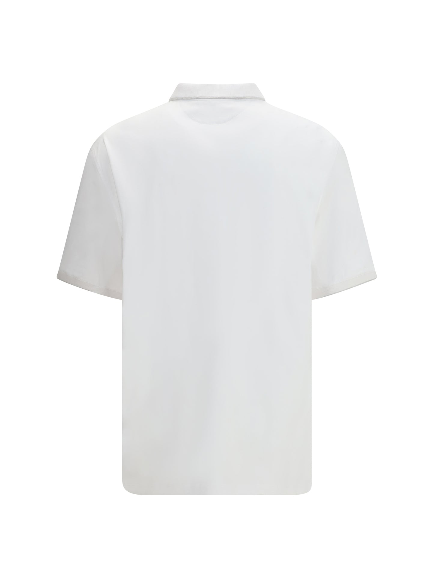 Brunello Cucinelli Men Polo In Cotton Jersey With Short Sleeves BRUNELLO CUCINELLI