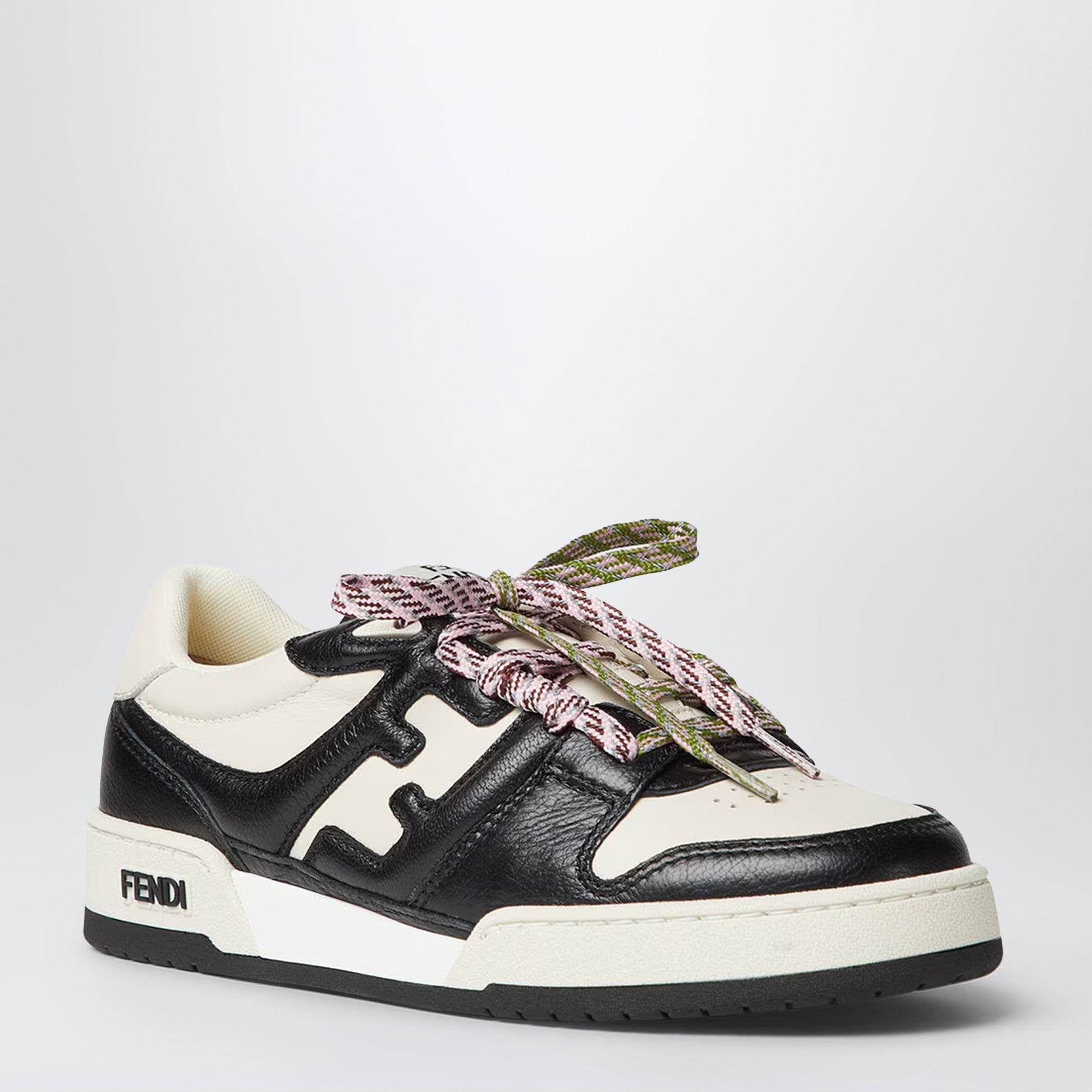 Fendi Match Sneakers Black And White Women FENDI