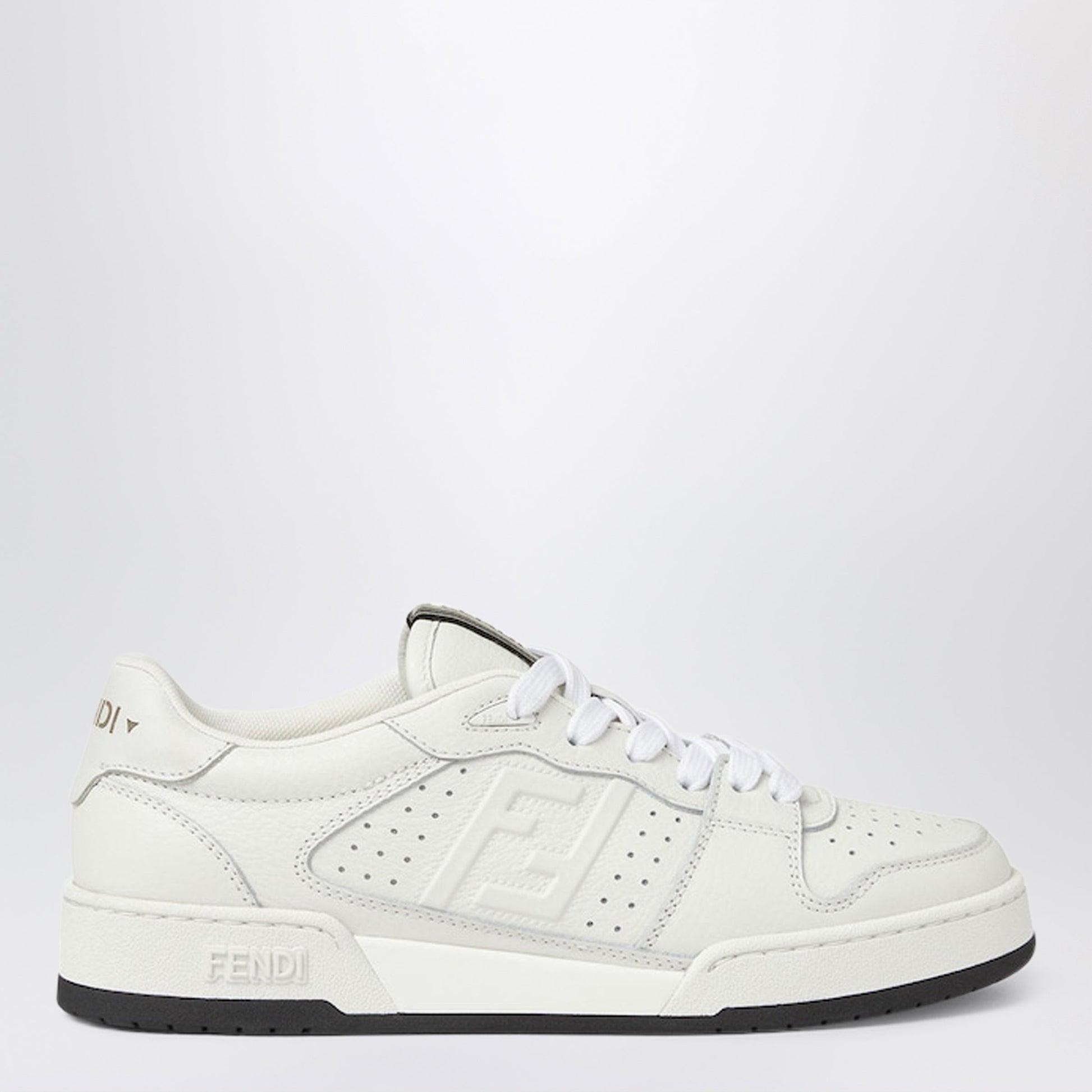 Fendi Low-Tops Match Trainers In White Leather Women FENDI