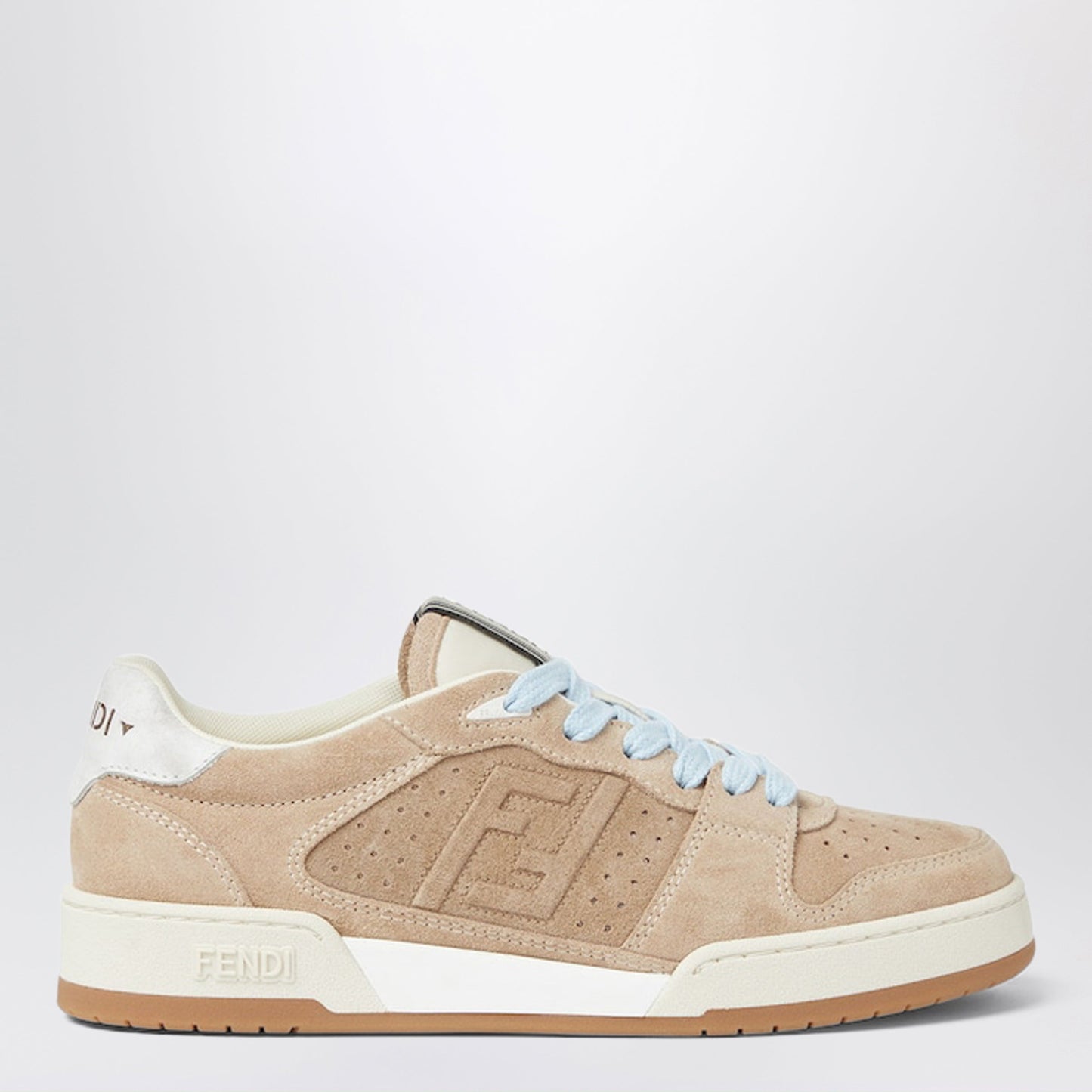 Fendi Fendi Match Low-Top Sneakers In Beige Suede Women FENDI