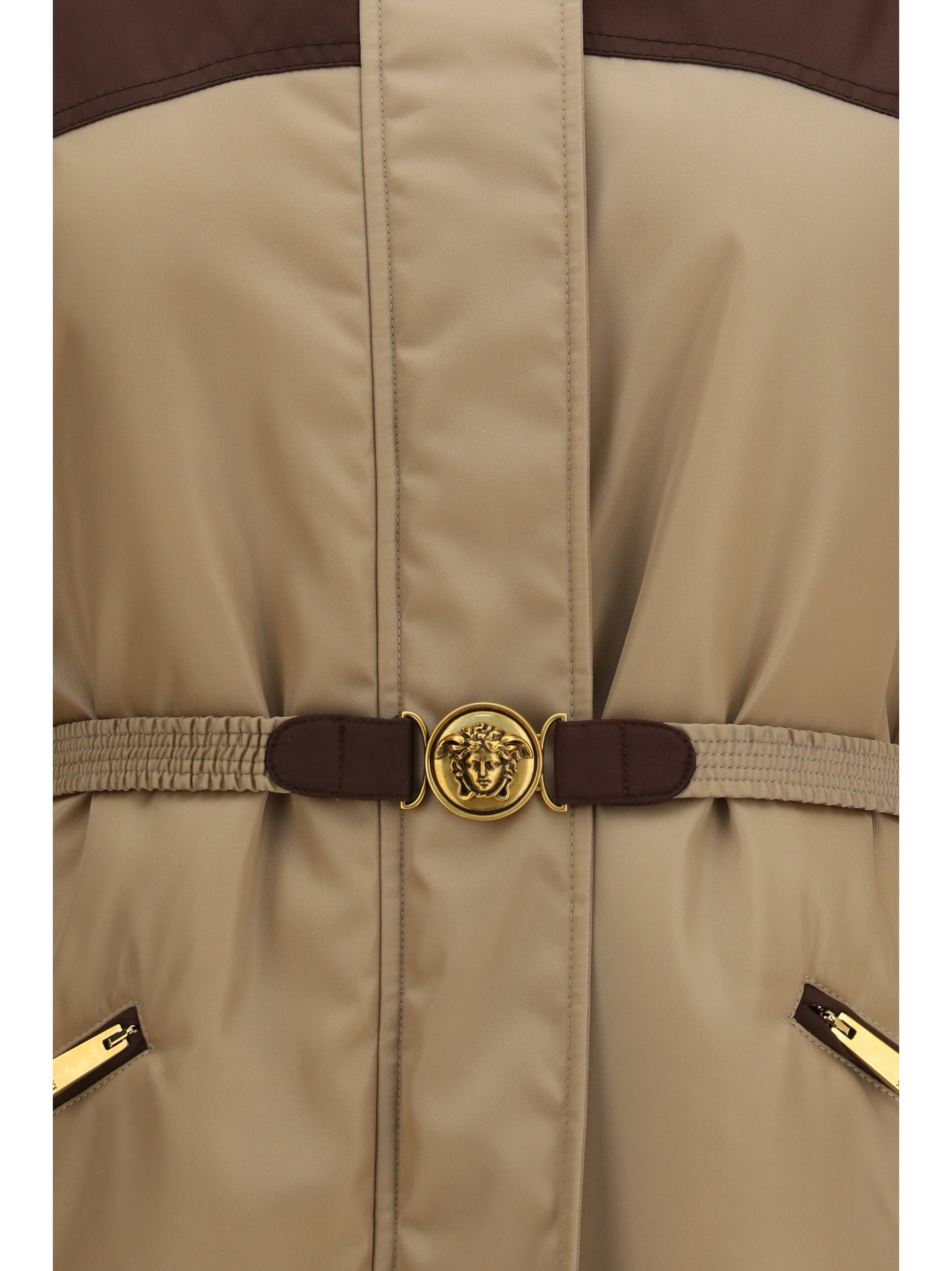 Versace Women Responsible Jacket In Nylon Twill VERSACE