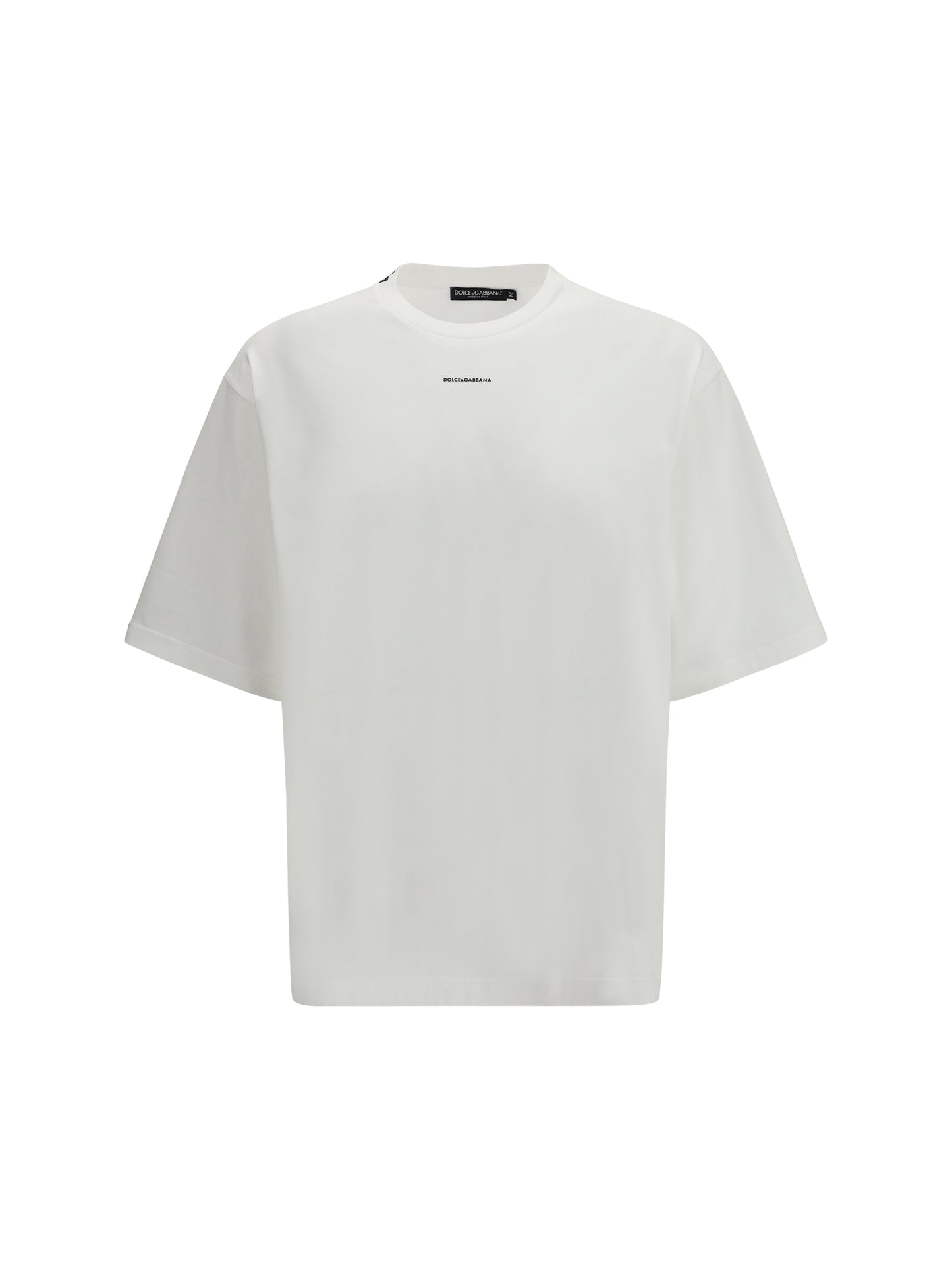 Dolce & Gabbana Men Oversized T-Shirt With Print Crew Neck DOLCE & GABBANA
