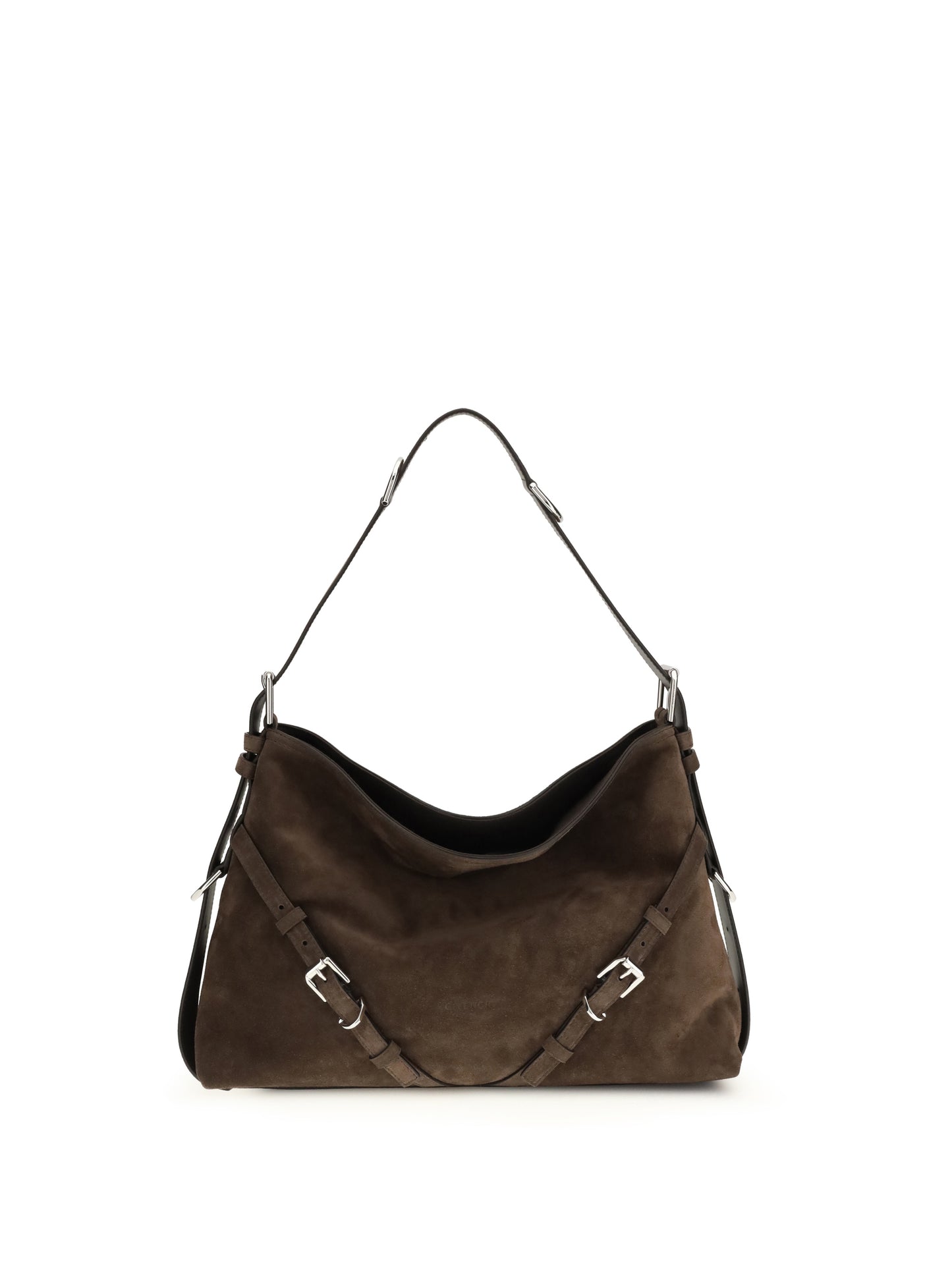 Givenchy Women Medium Voyou Shoulder Bag In Glossy Leather GIVENCHY
