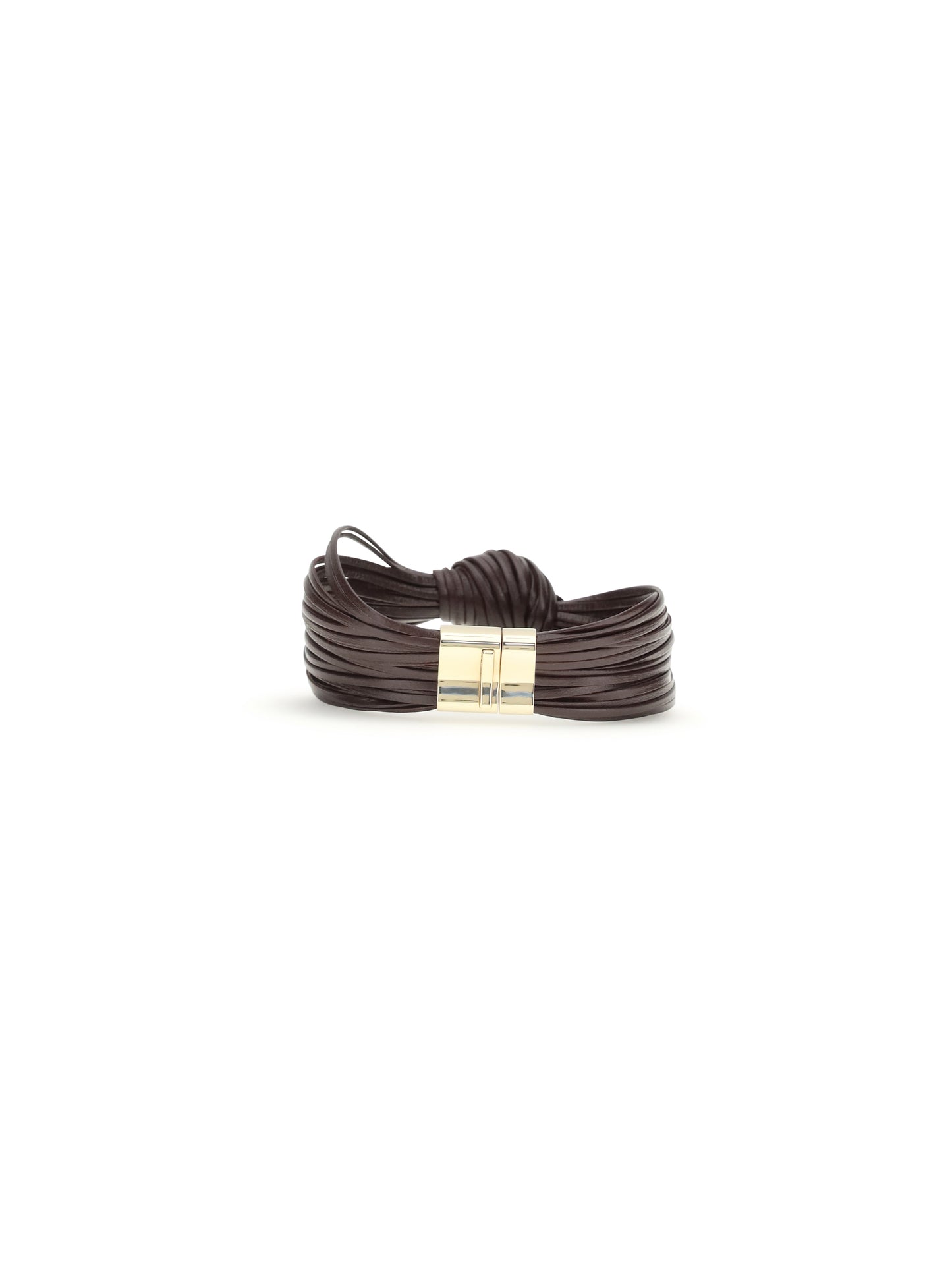 Bottega Veneta Women Knot Leather Bracelet BOTTEGA VENETA