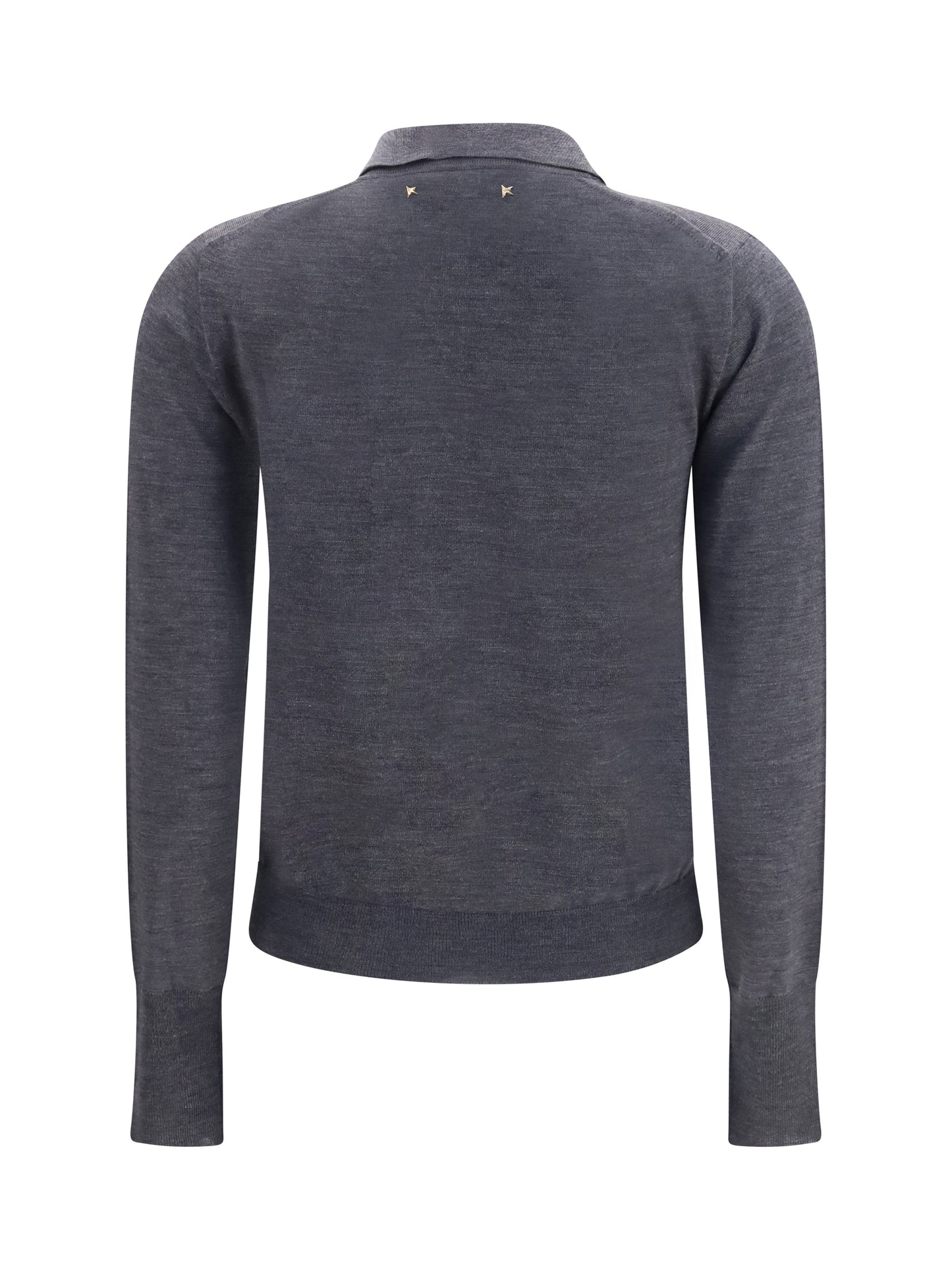 Golden Goose Women Long Sleeve Merino Wool Polo GOLDEN GOOSE