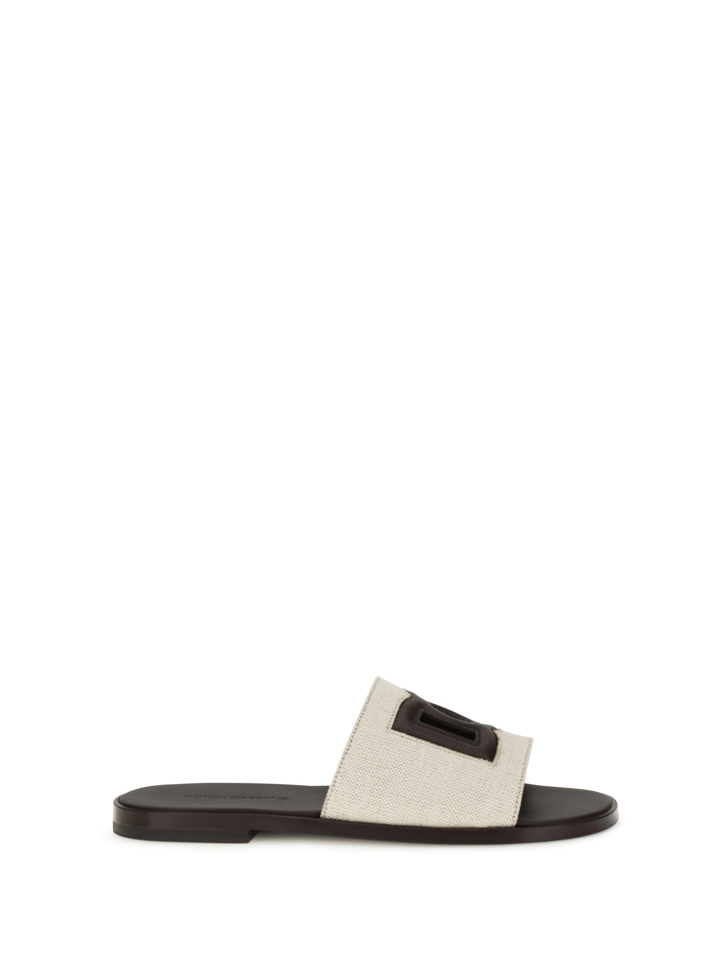 Dolce & Gabbana Men Canvas Slide Sandals DOLCE & GABBANA