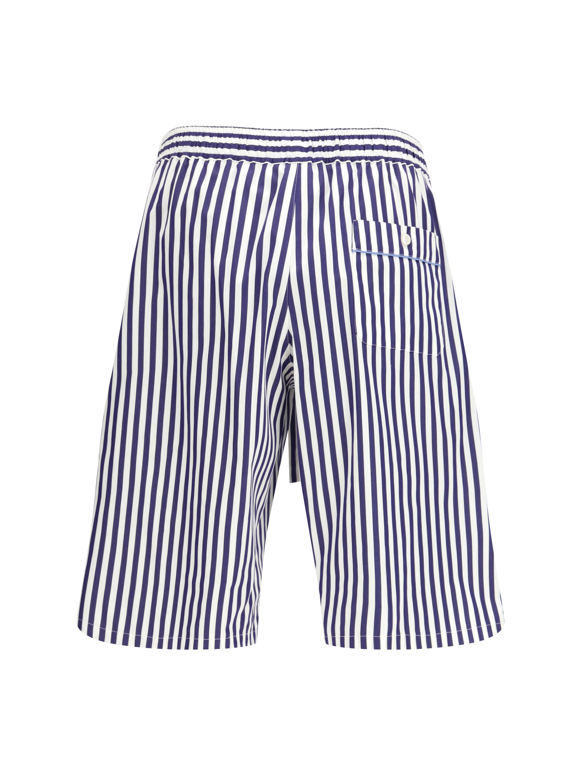 Dolce & Gabbana Men Striped Drawstring Shorts DOLCE & GABBANA