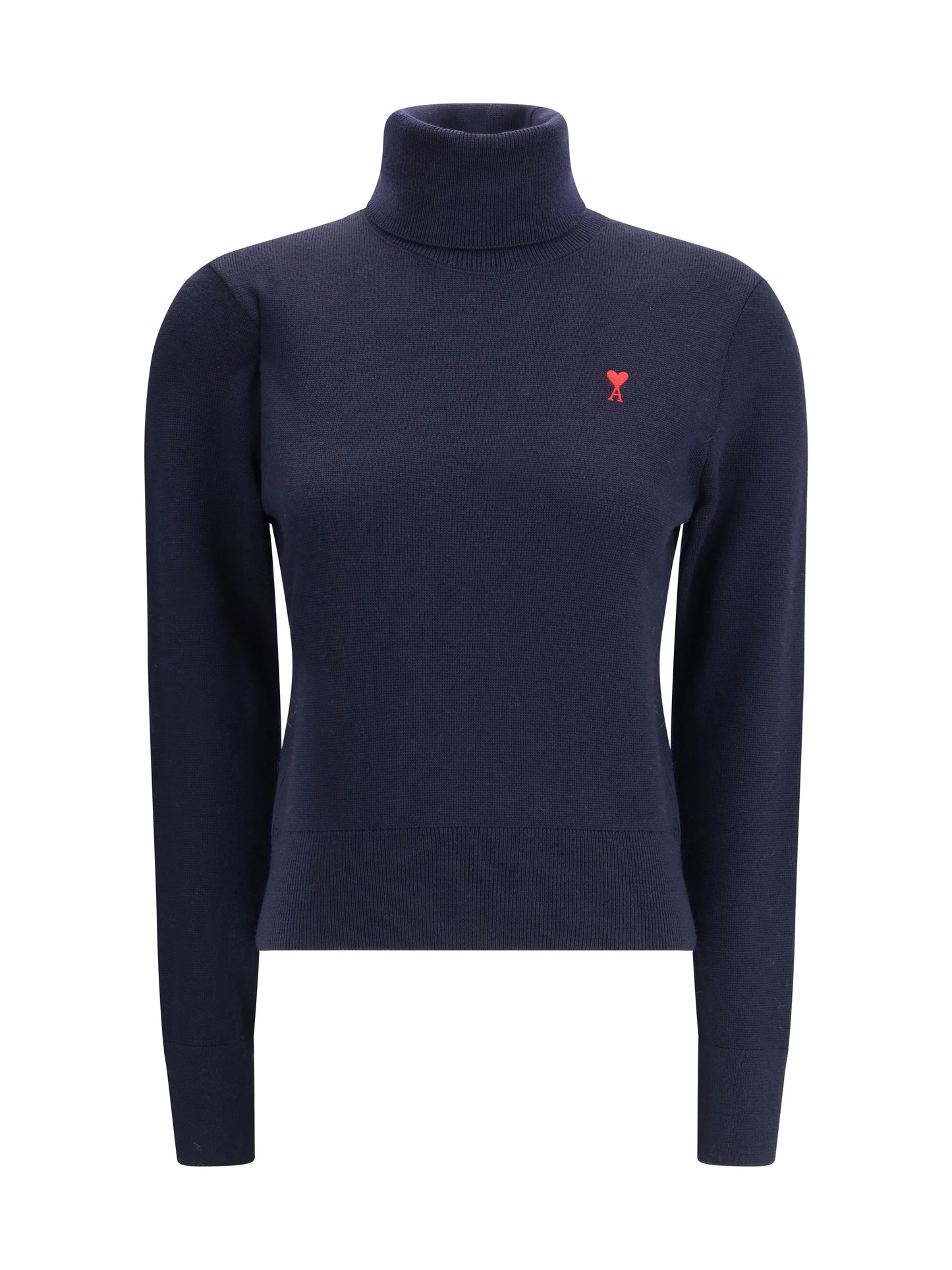 Ami Paris Women Ami De Coeur Turtleneck Sweater AMI PARIS