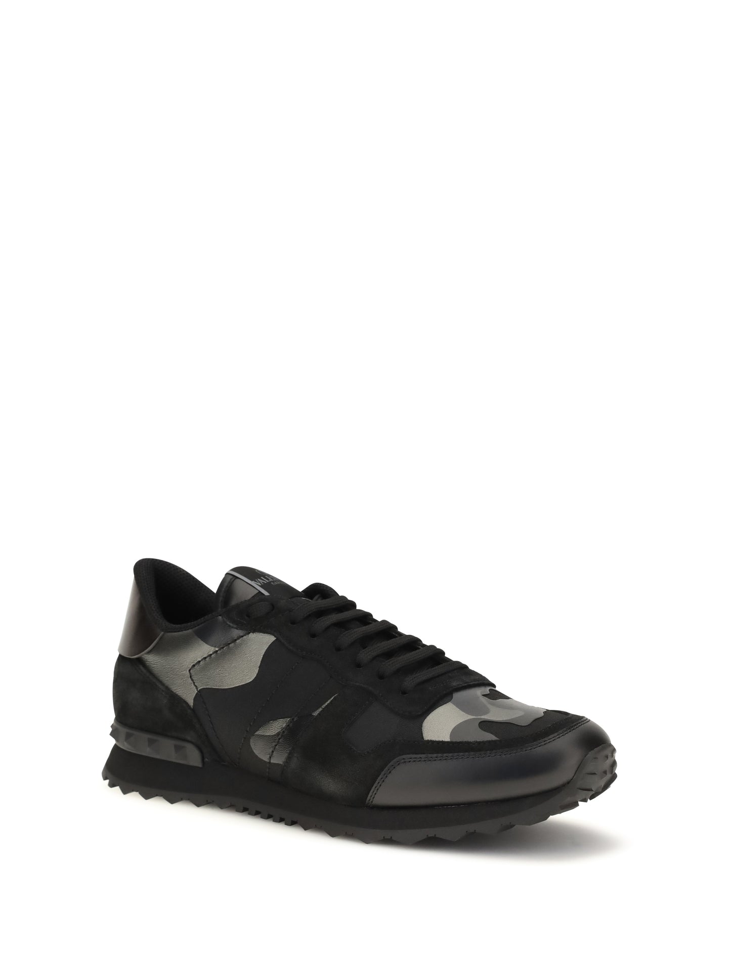 Valentino Garavani Men Rockrunner Camouflage Laminated Sneakers VALENTINO GARAVANI