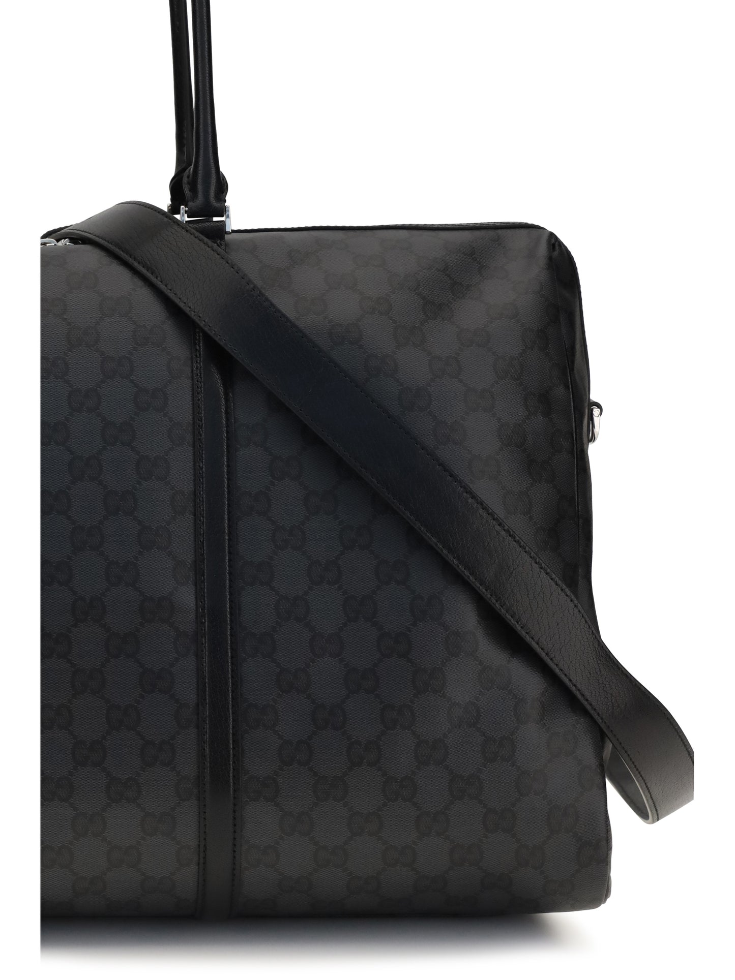 Gucci Women Gg Travel Bag With Web Stripe GUCCI