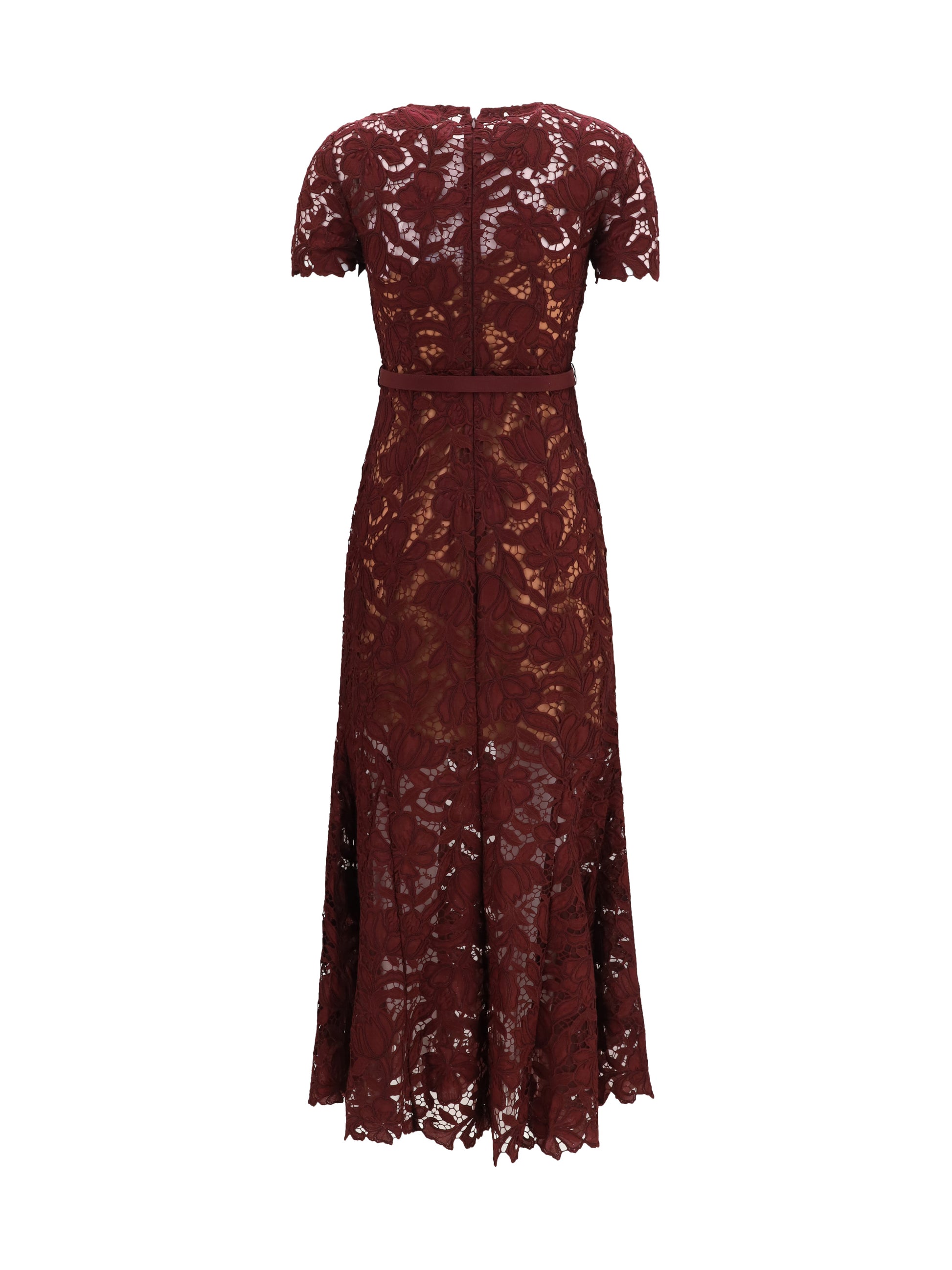 Self-Portrait Women Midi Lace Dress SELF-PORTRAIT