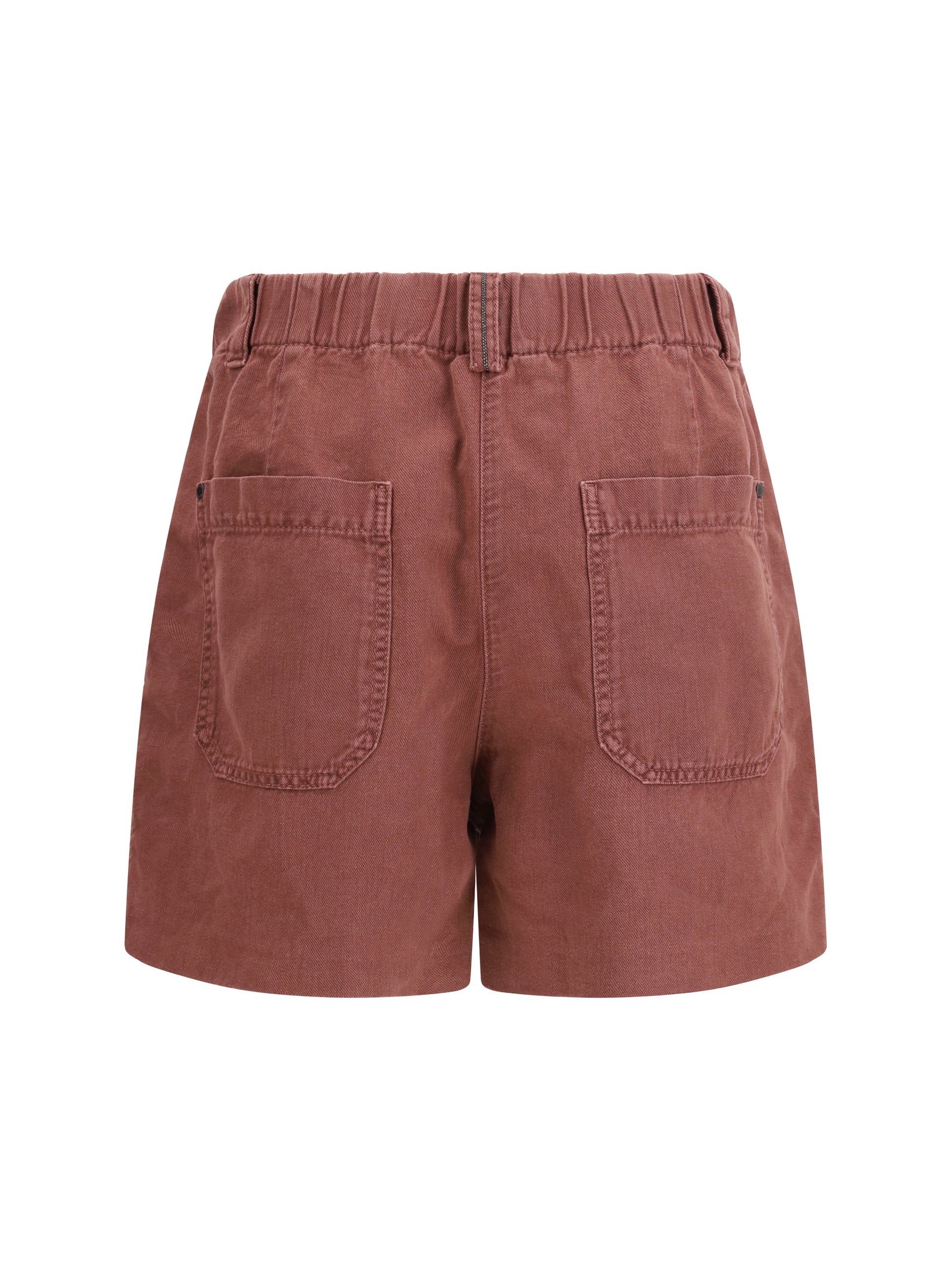 Brunello Cucinelli Women Linen Shorts BRUNELLO CUCINELLI