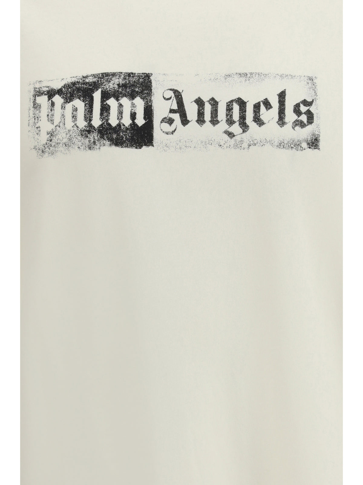 Palm Angels Men Stamp T-Shirt With Logo PALM ANGELS