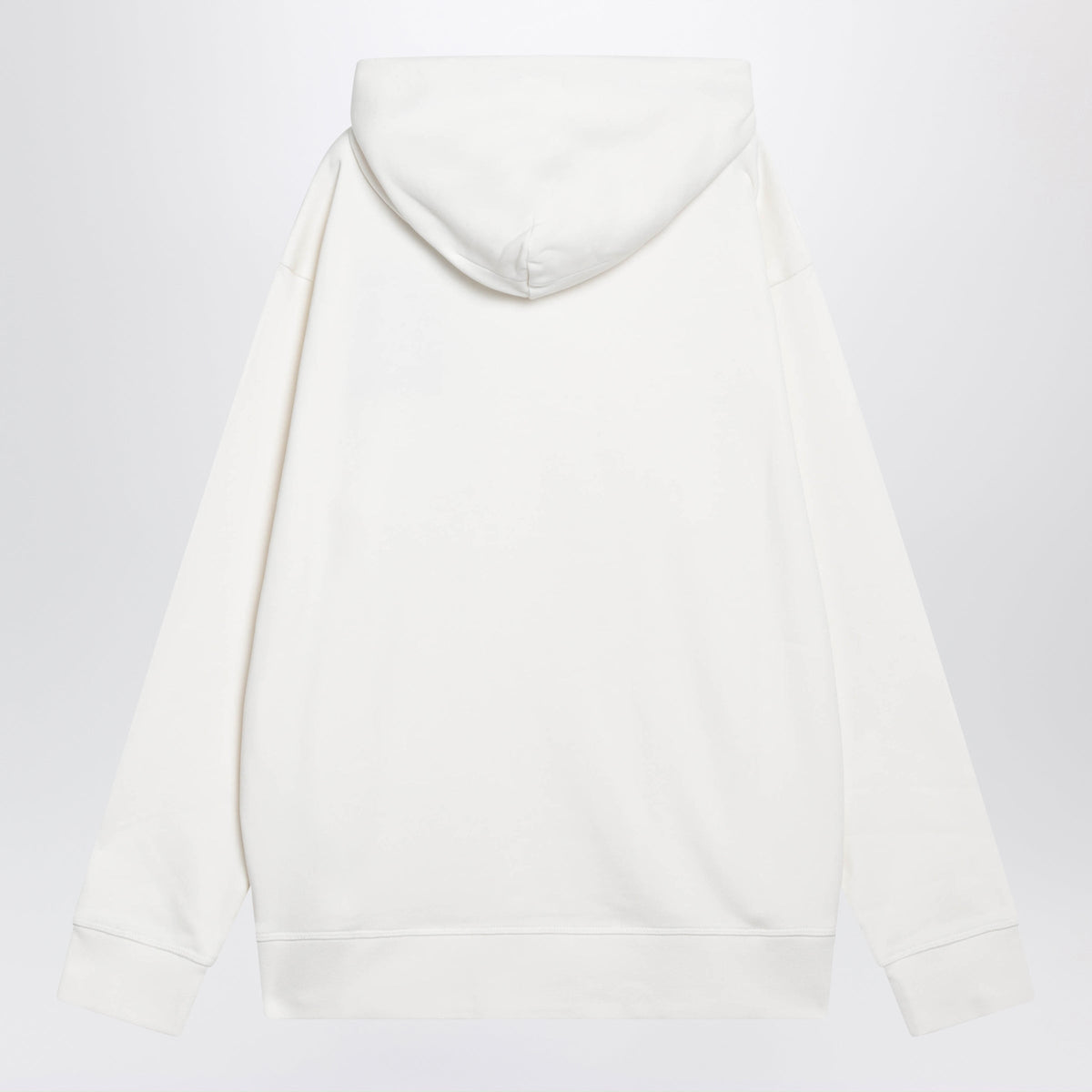 Moncler Grenoble White Cotton Hooded Sweatshirt With Coordinates Men MONCLER GRENOBLE