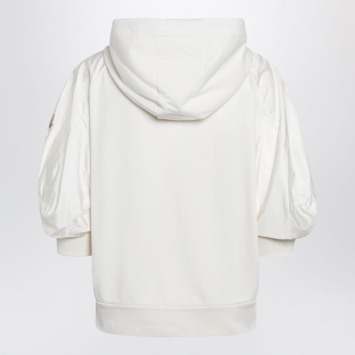 Moncler White Short-Sleeve Jersey Sweatshirt Women MONCLER
