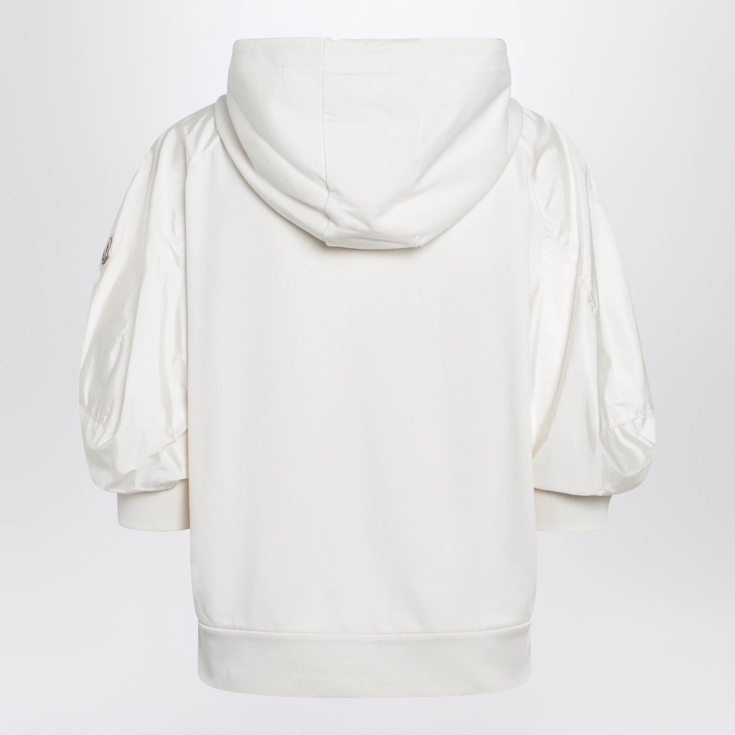 Moncler White Short-Sleeve Jersey Sweatshirt Women MONCLER