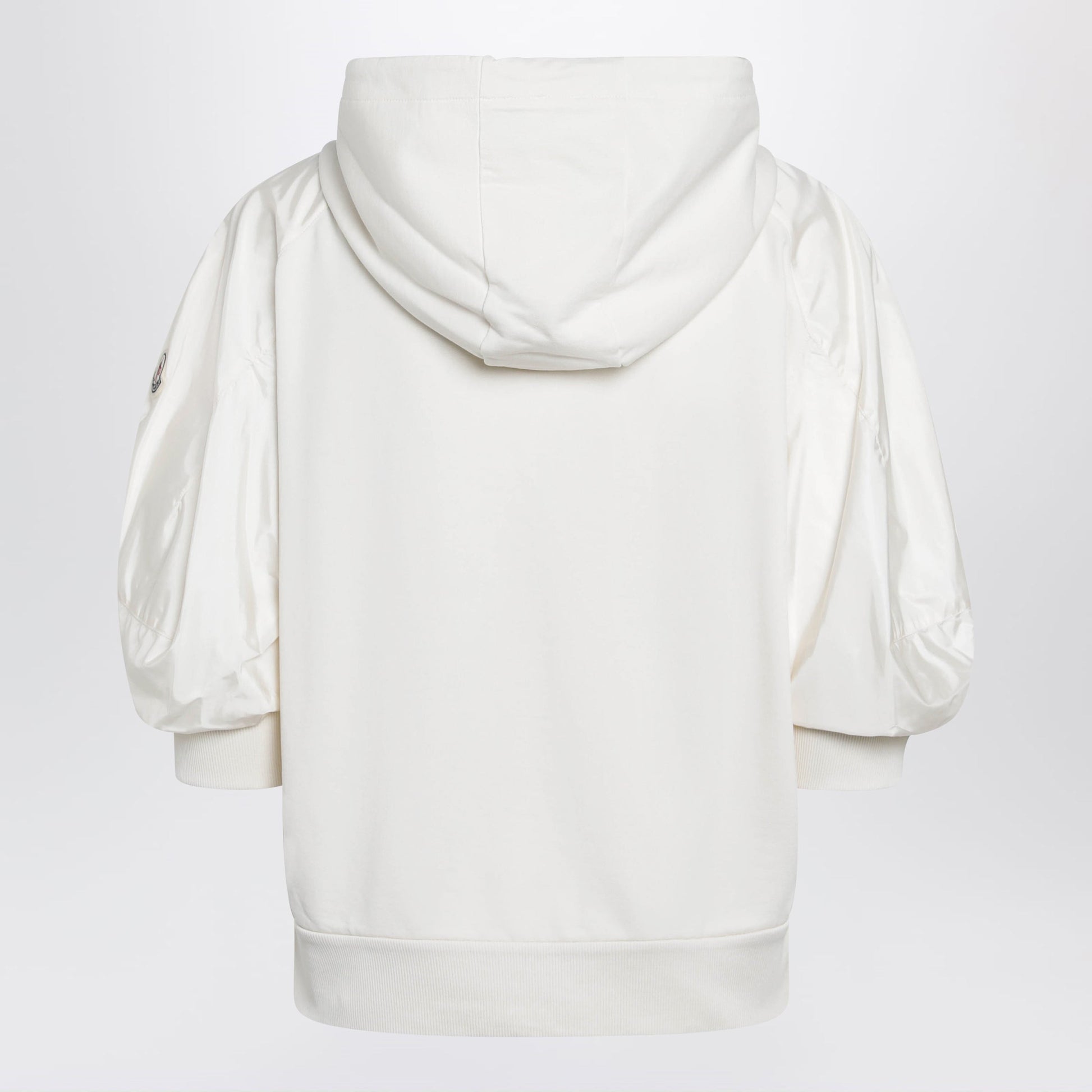 Moncler White Short-Sleeve Jersey Sweatshirt Women MONCLER