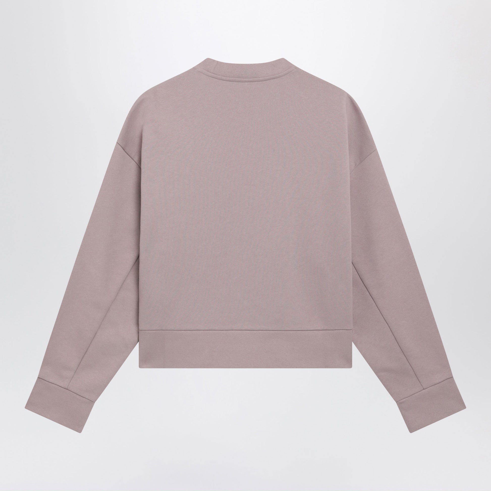 Moncler Pink Cotton Sweatshirt With Embroidered Logo Women MONCLER