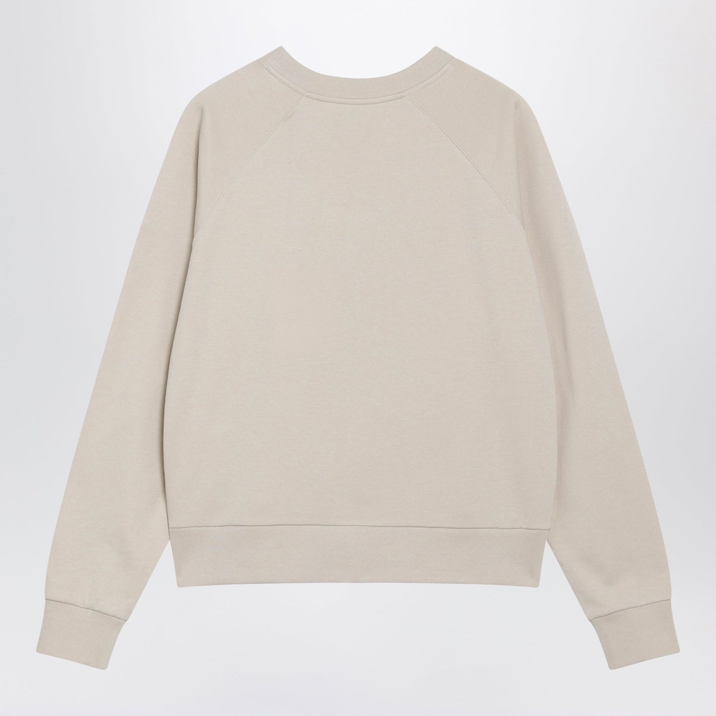 Moncler Light Beige Sweatshirt With Logo Embroidery Women MONCLER