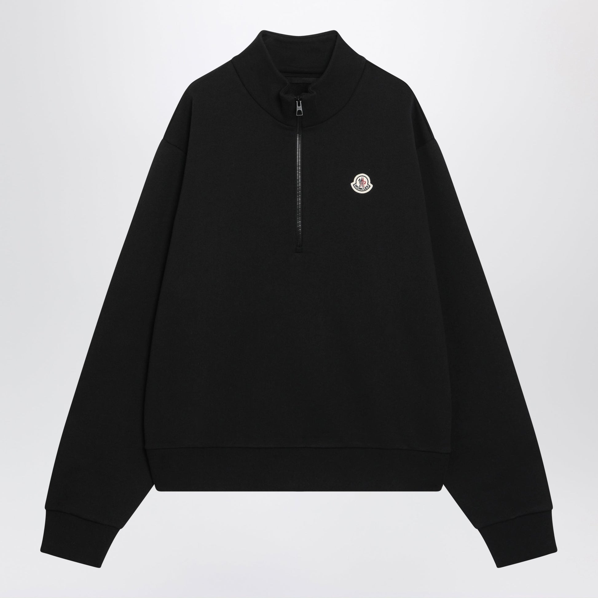 Moncler Black Half-Zip Sweatshirt Men MONCLER
